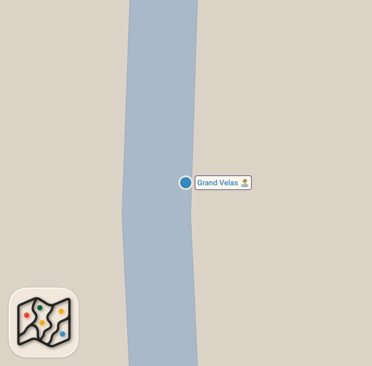 Map of 1 spots from What I Eat at a 5-STAR Luxury ALL-INCLUSIVE Resort!