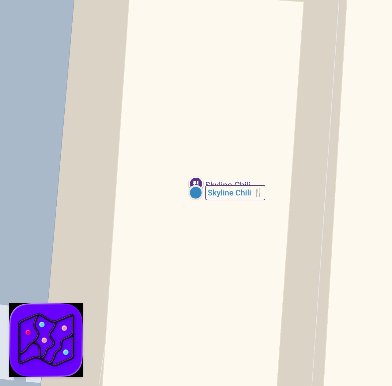 Map of 1 spots from My thoughts on Skyline chili….