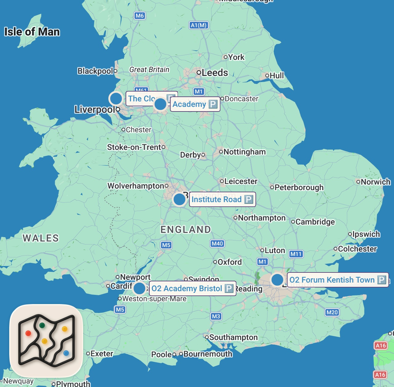 Map preview for Action Bronson United Kingdom Tour 2014