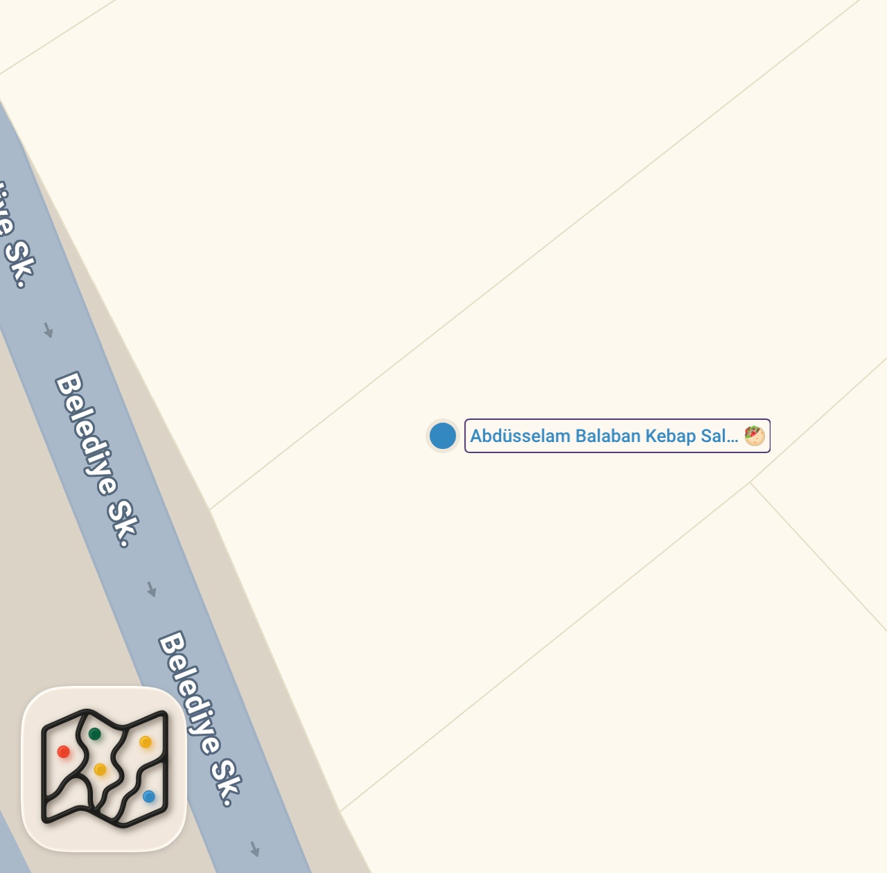 Map preview for ESKİŞEHİR’DE ÖĞRENCİLERLE EFSANE TAMEK’Lİ BALABAN KEBABI YEDİK!!!