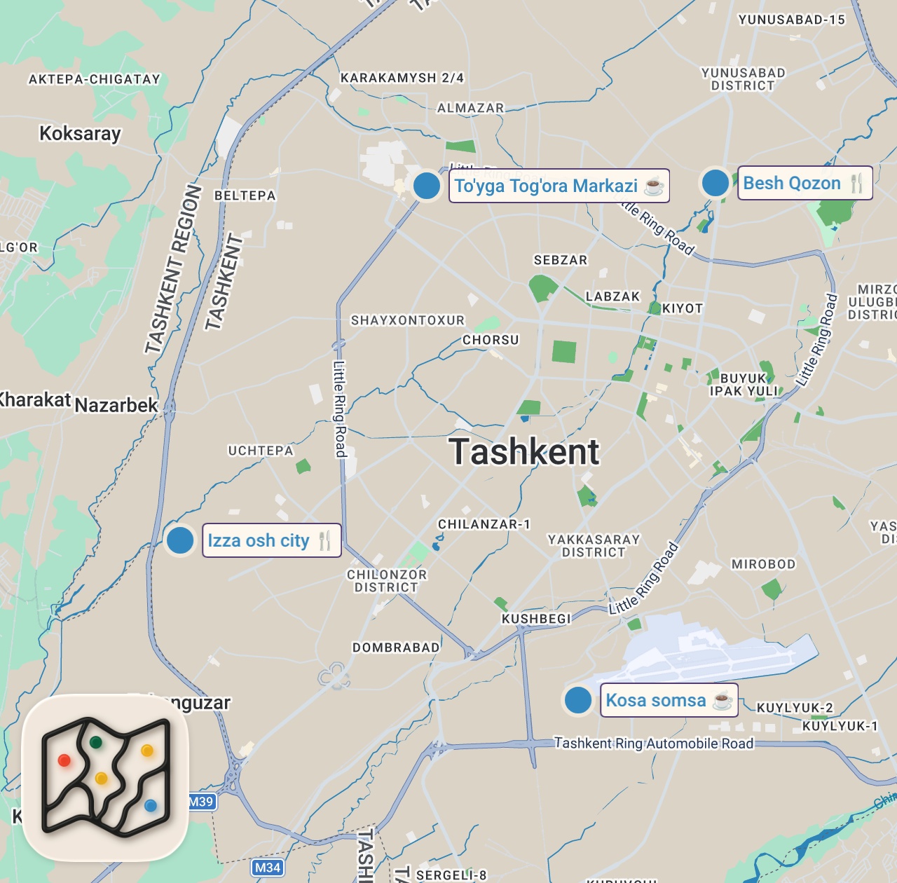 Map preview for Street Food in UZBEKISTAN 🇺🇿 Biggest Pilaf in the World + UNIQUE Somsa + Kebabs - Uzbek street food