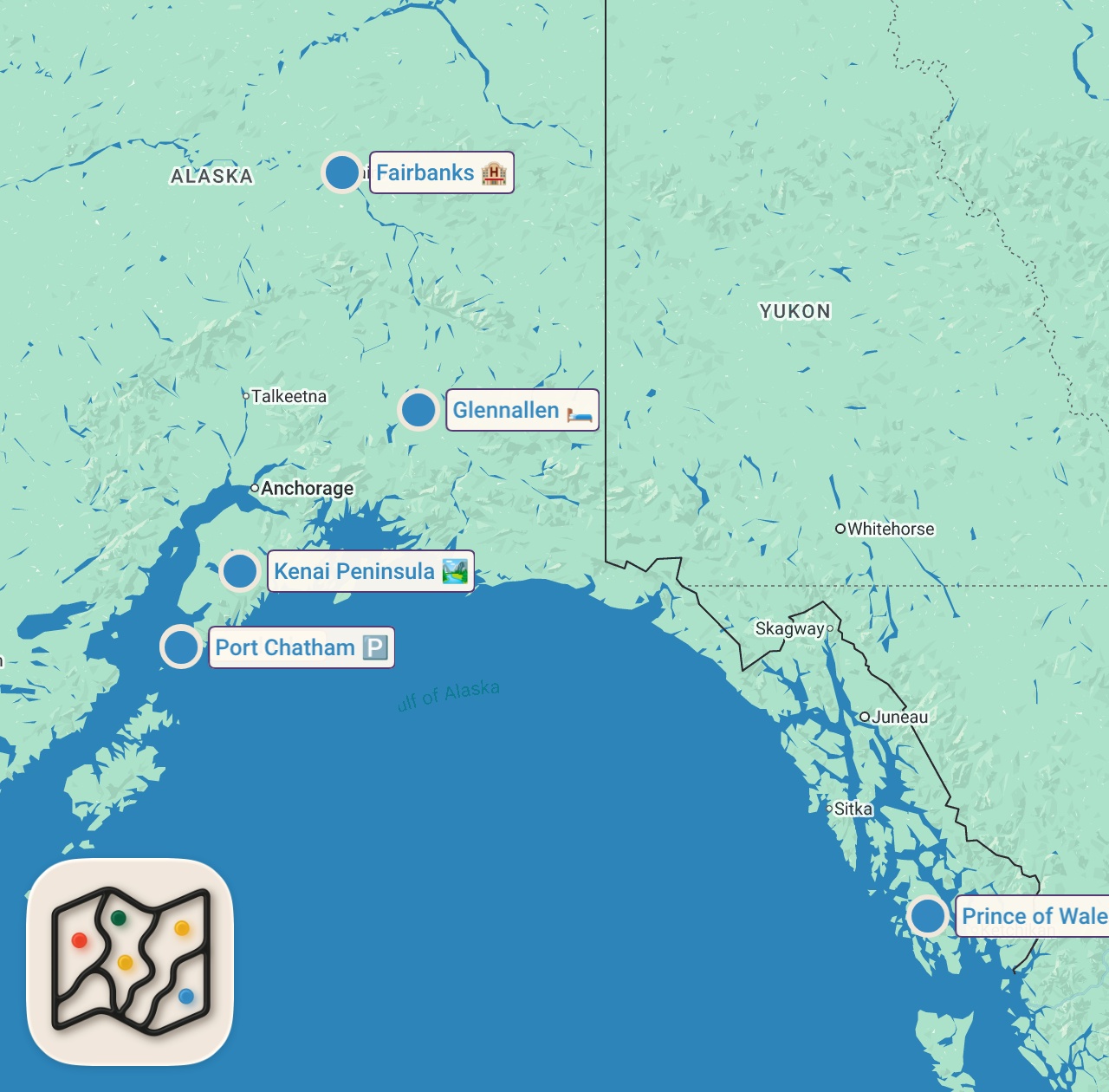 Map preview for Looking for Evidence of Bigfoot in Alaska | The Alaska Triangle | Travel Channel