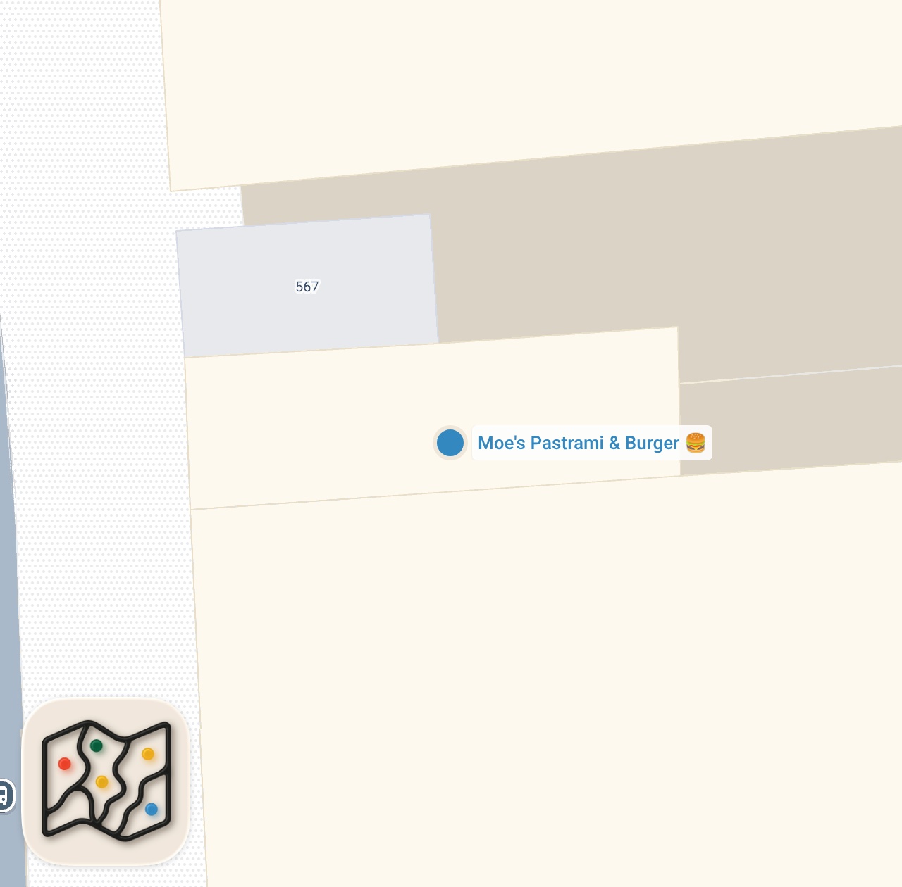Map preview for Trying the most affordable pastrami in NYC #shorts #food #pastrami #halal
