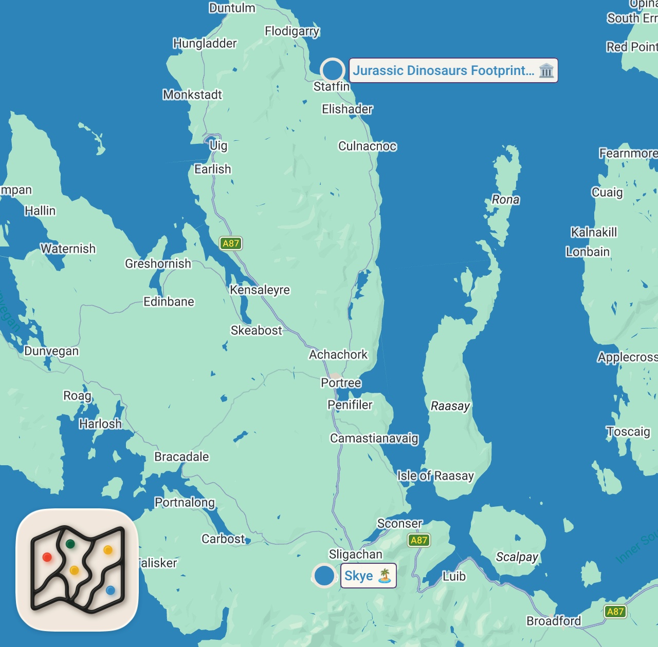Map preview for Top 10 Places To Visit In The UK