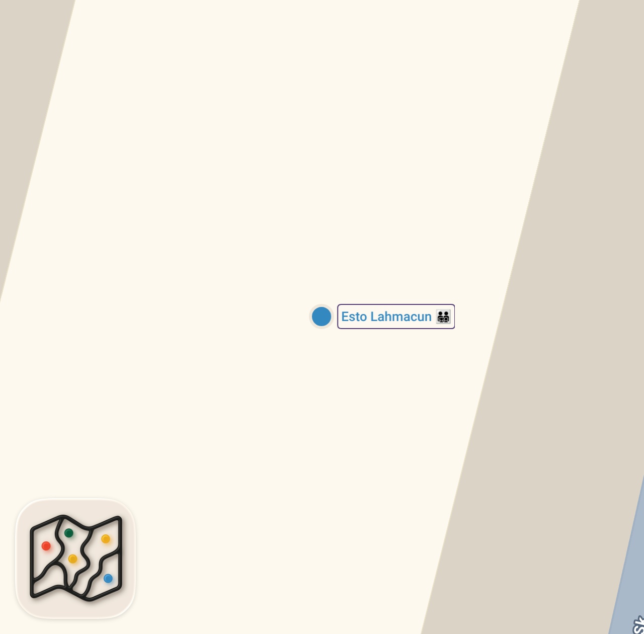Map preview for DÜNYANIN EN İYİ LAHMACUNU BENDE | ESTO LAHMACUN