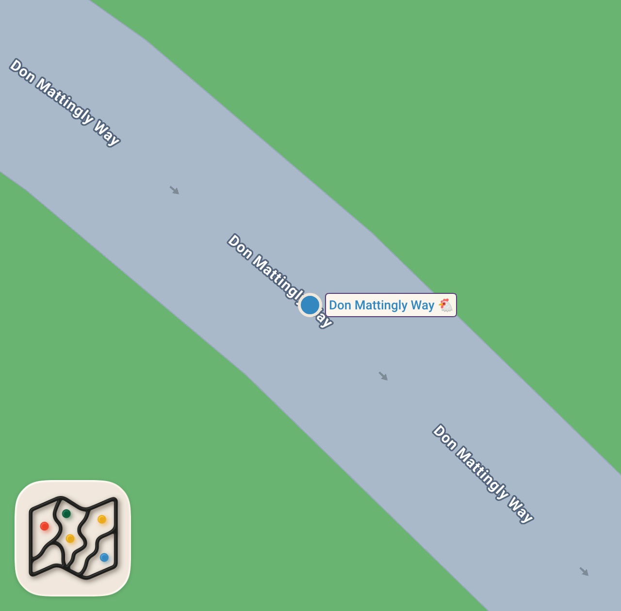 Map of 1 spots from Viral MAC & CHEESE + HOT CHICKEN