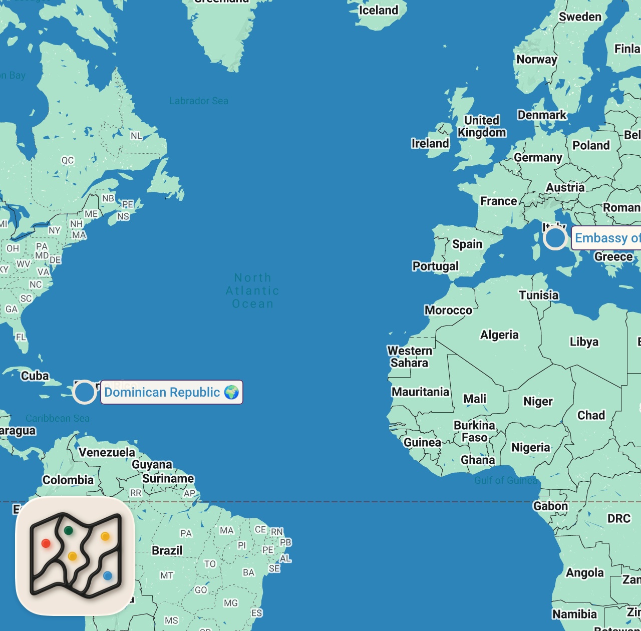 Map preview for COME TROVARE VOLI ECONOMICI ✈️ La mia strategia per volare LOW COST