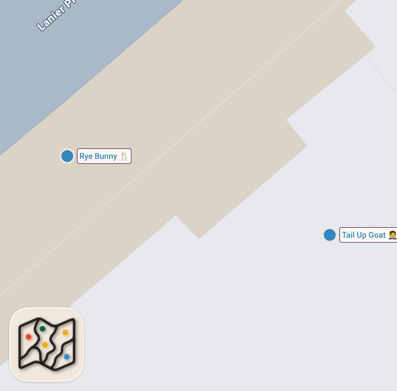 Map of 2 spots from Why This Chef Walked Away From a Michelin Star to Build This Restaurant