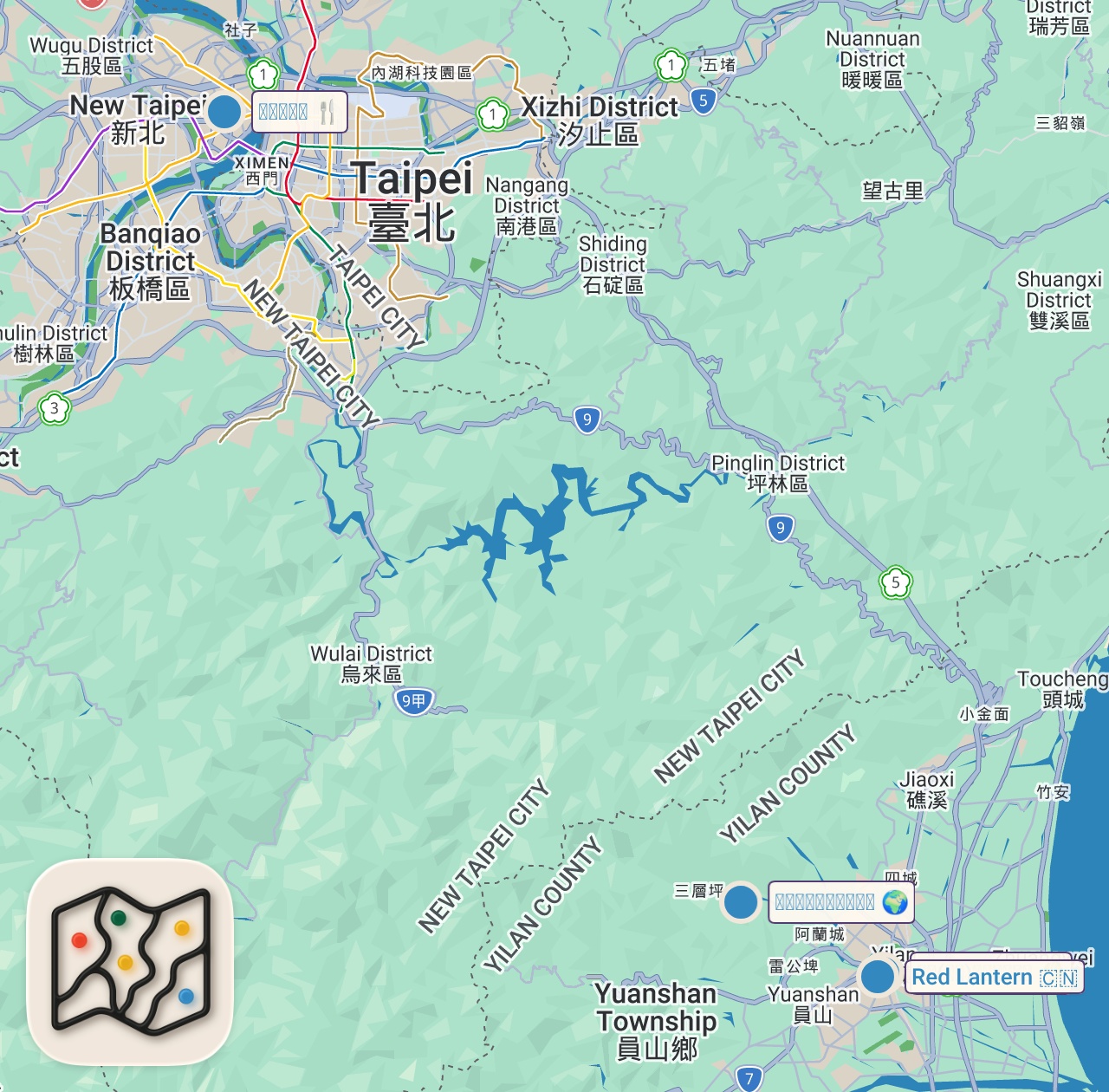 Map preview for Taiwanese Street Food Like You've NEVER SEEN Before - EXOTIC Breakfast + VILLAGE Feast + LUXURY Duck