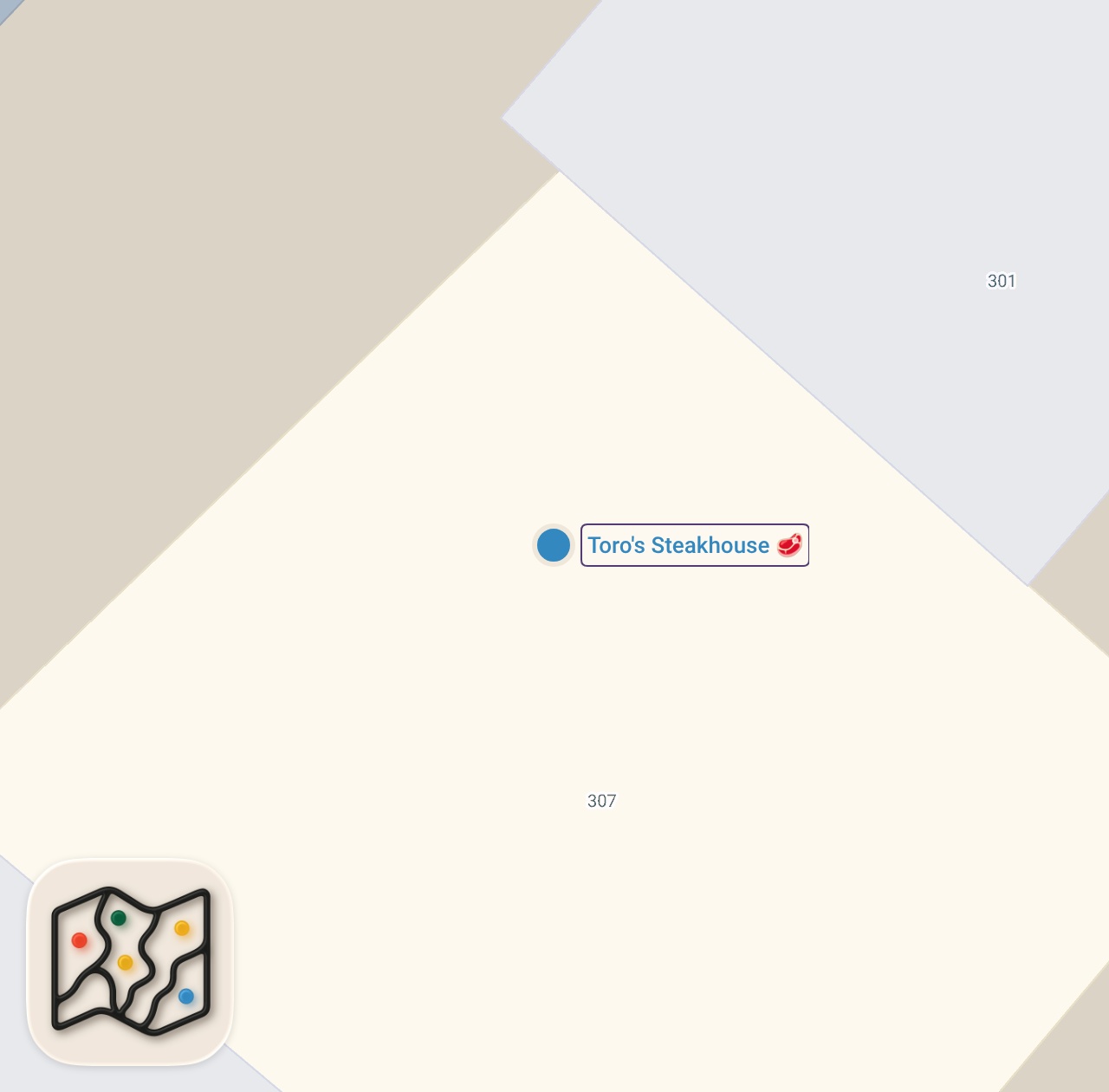 Map of 1 spots from TOROS IN ILFORD #food #halalfood #bbqmeat #foodie #halalentertainment #halal