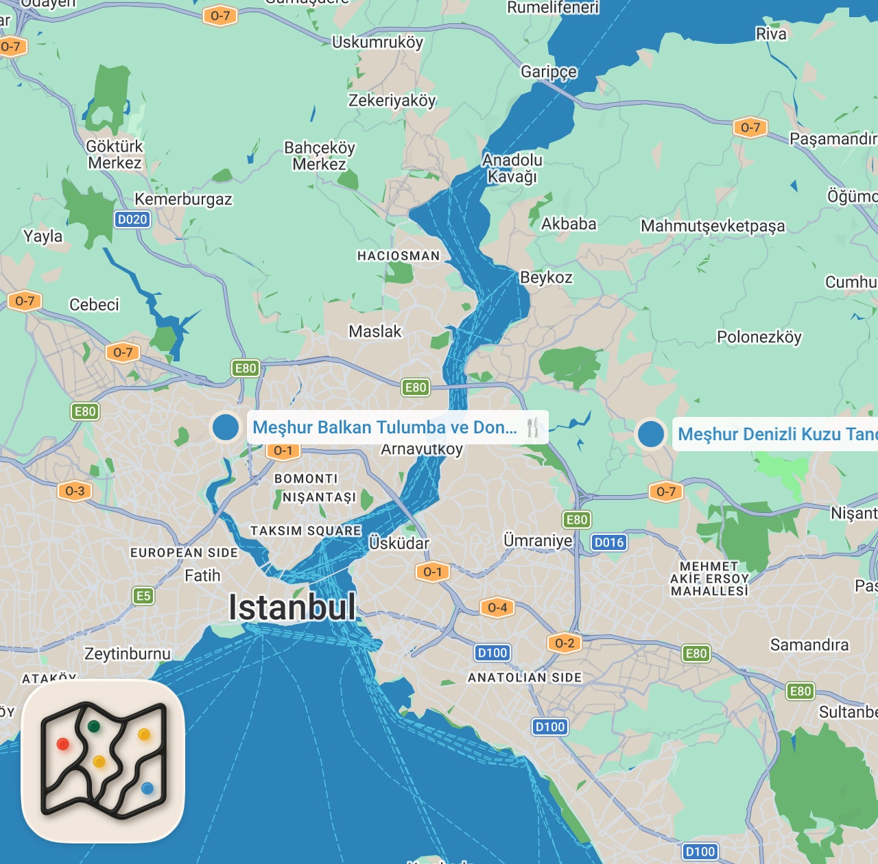 Map preview for BU LEZZET İSTANBUL'DA TEK (Hesaplar Senden Bölüm 6) - Ayaküstü Lezzetler