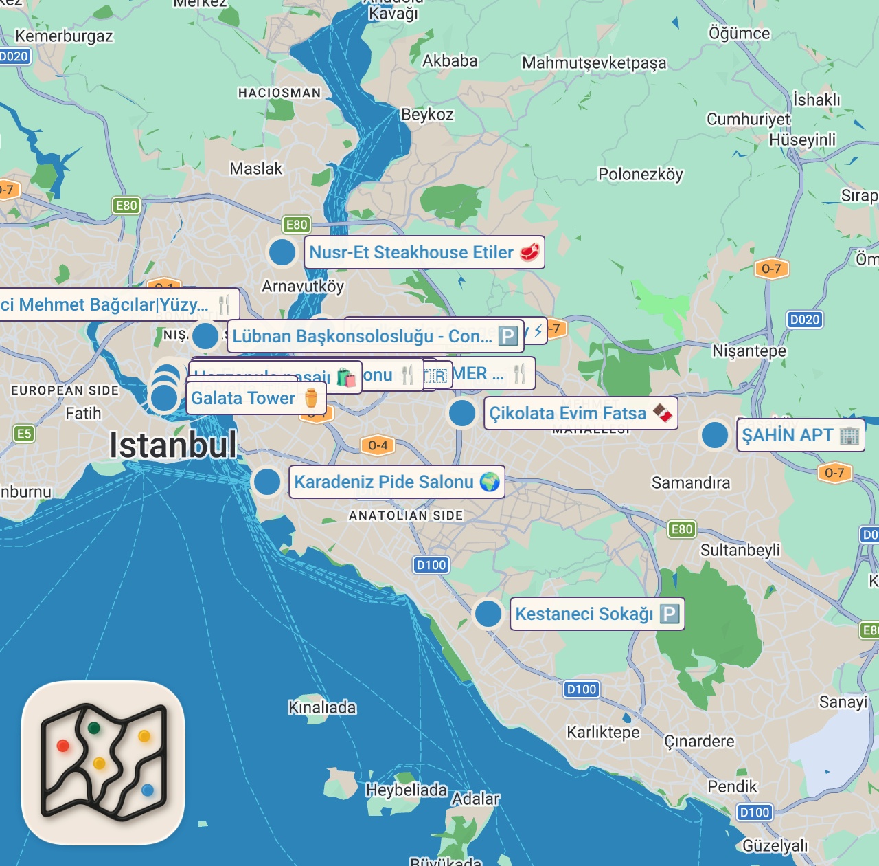 Map preview for İSTANBUL BEYOĞLU’NDA NE YENİR!!! DÜNYALARI YEDİM!!!