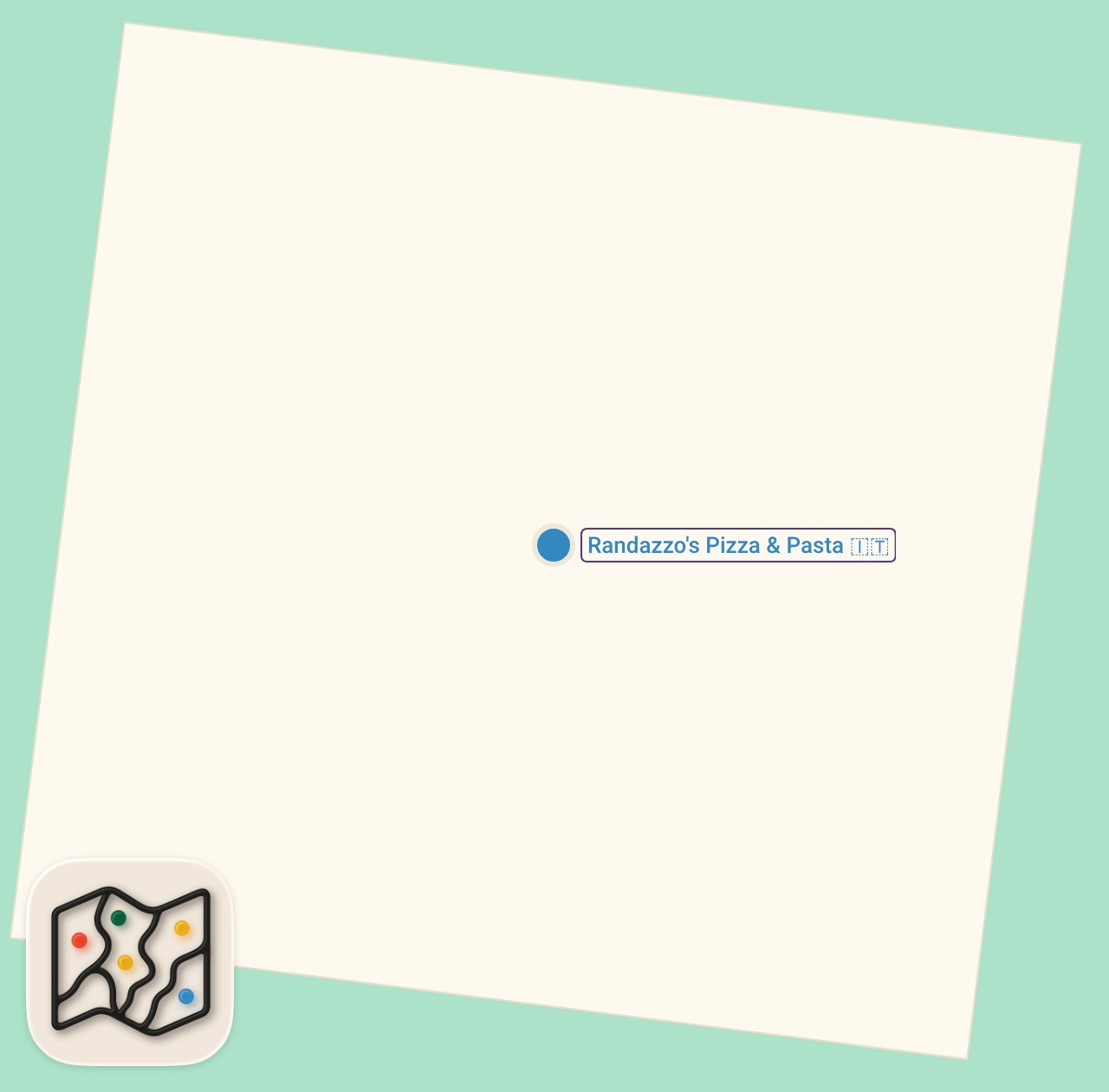 Map of 1 spots from Trying what MANY people consider to be the BEST Pizza in PA! 👀🔥 @randazzo_pizza