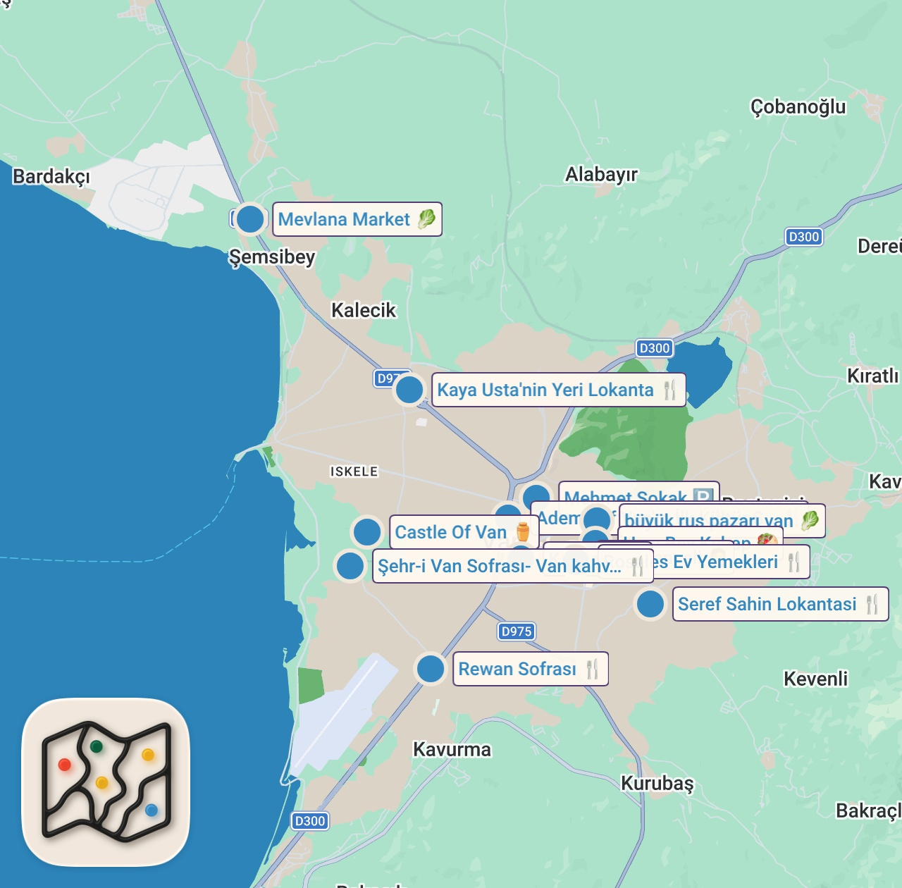 Map preview for Bu Şehirde Ne Yenir? Van'ın Favori Lezzetleri