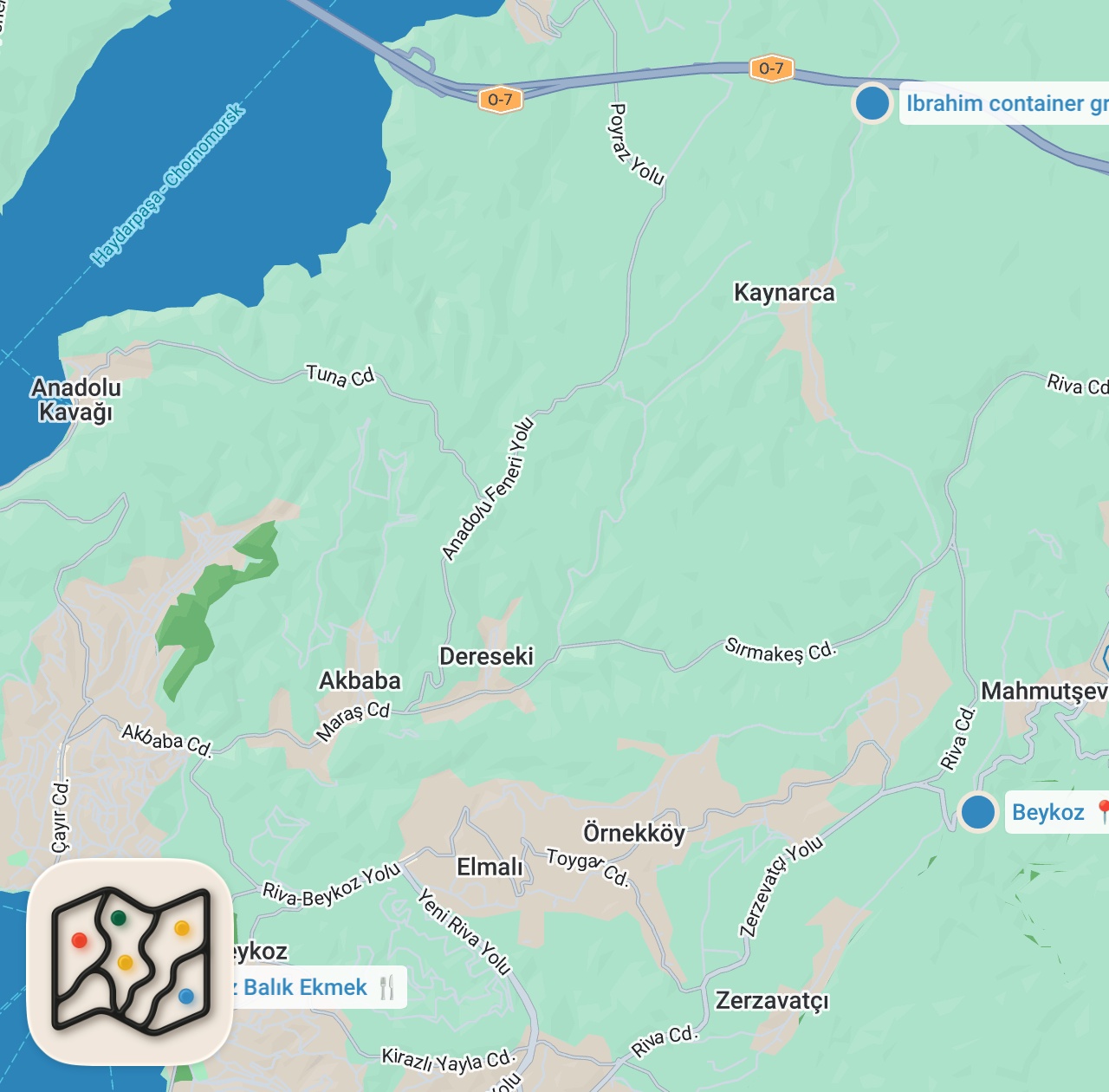 Map preview for ÇATAL BIÇAĞIN YASAK OLDUĞU BOĞAZ MANZARALI BALIKÇI!
