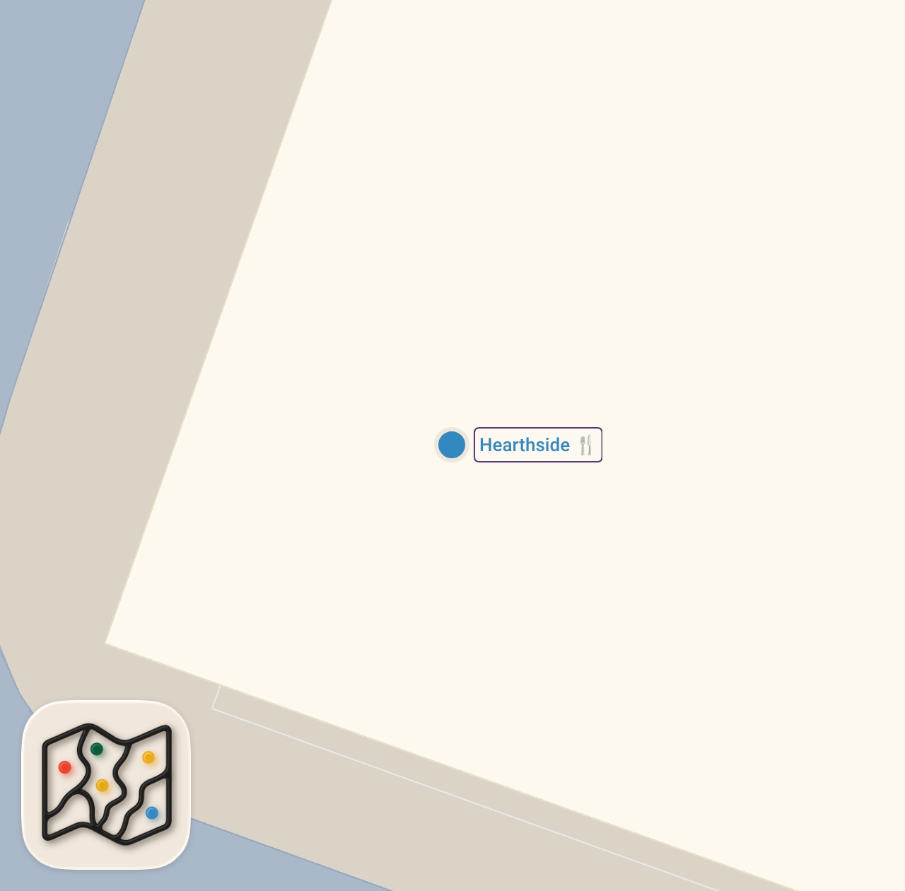 Map of 1 spots from A top Philly restaurant NOT actually in Philly.