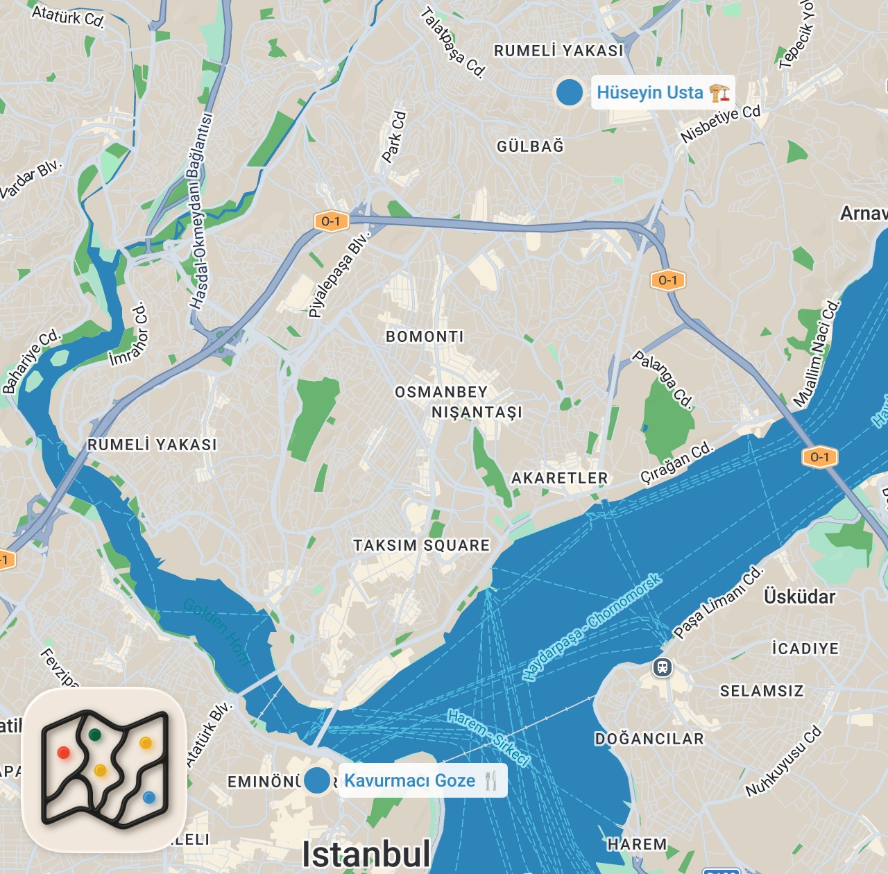Map preview for Eminönü'nde kavurmanın tek adresi | Tek ürün, mükemmel bir lezzet!