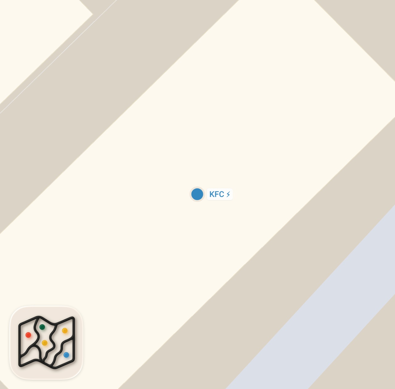Map of 1 spots from US vs UK KFC 2020 vs 2024 | Food Wars | Insider Food
