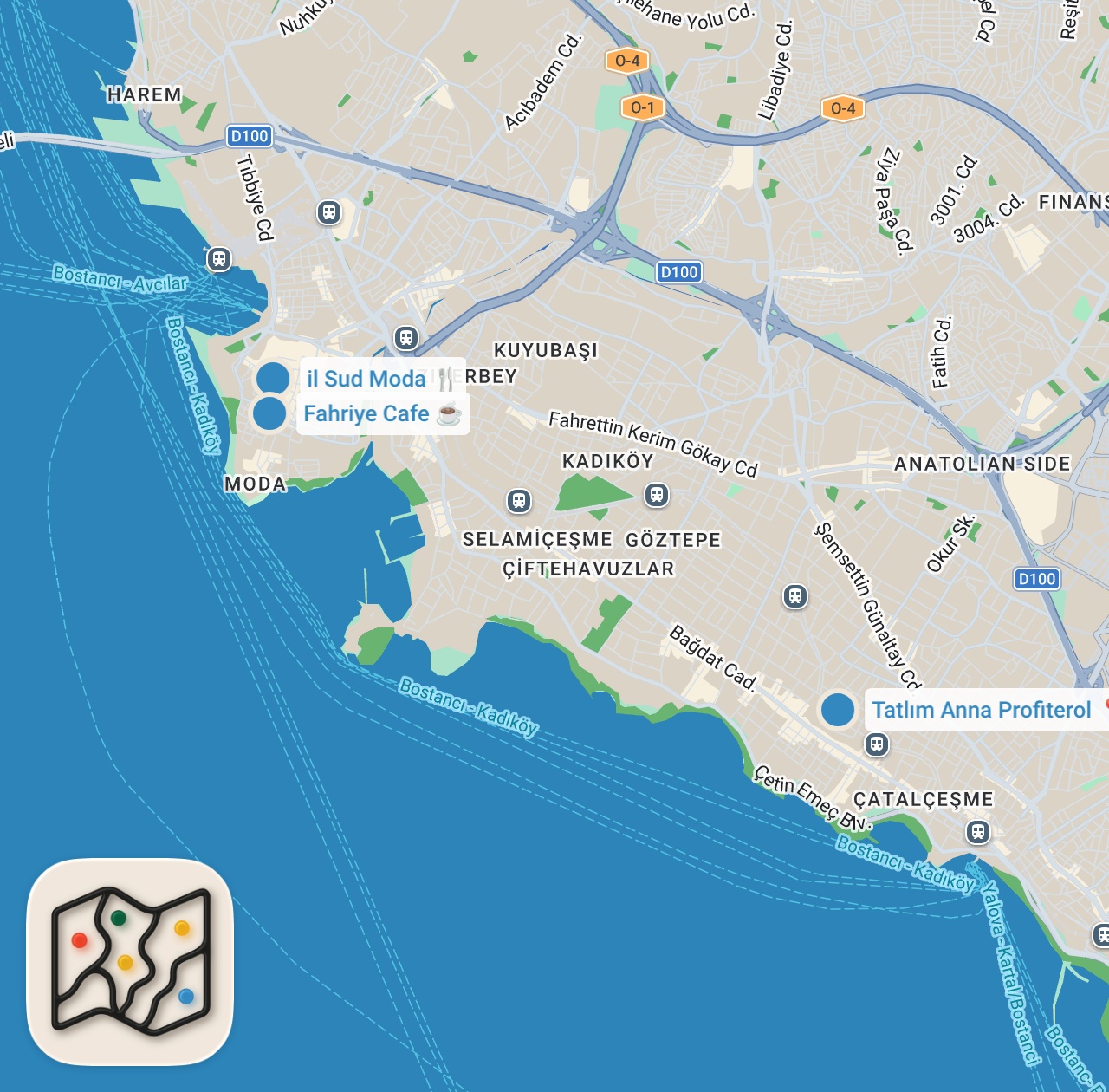 Map preview for KADIKÖY'DE LEZZET PEŞİNDE (Hesaplar Senden Bölüm 5) - Ayaküstü Lezzetler
