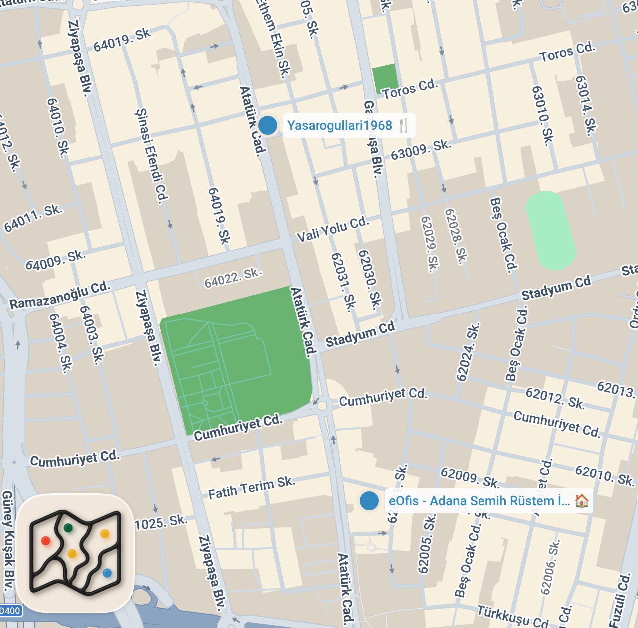 Map preview for Adana’da tek meşe odununda yaprak et döner🪵🔥😍 #yemeustasi #reklam