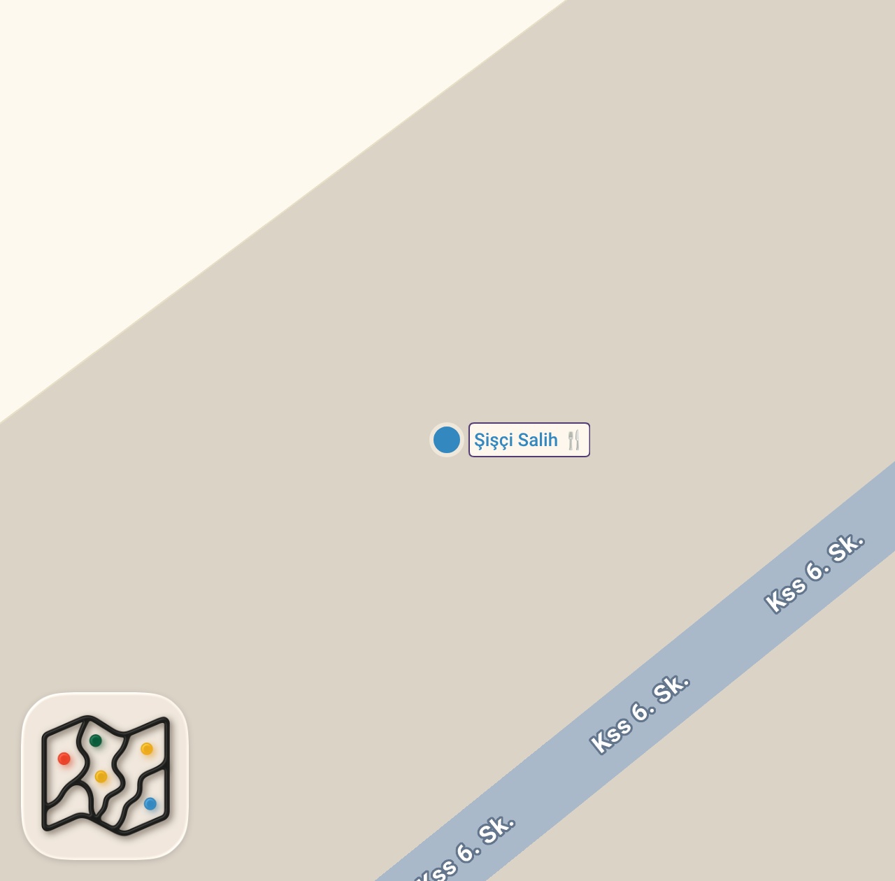 Map of 1 spots from ŞİŞ İŞİ BURDURLUNUN İŞİ 😊