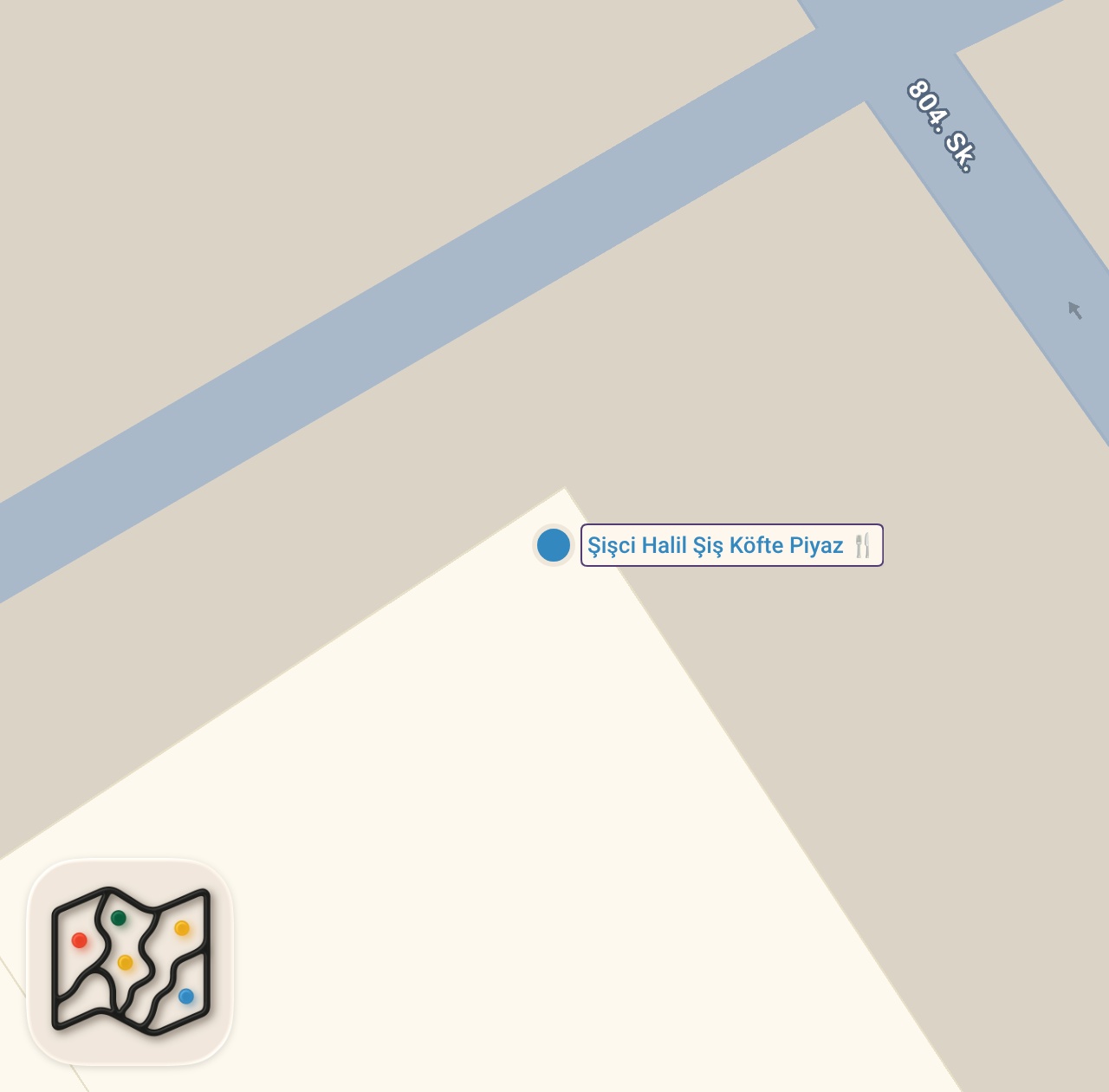 Map of 1 spots from GURME BİR MEKAN! #shorts #yemek #keçi