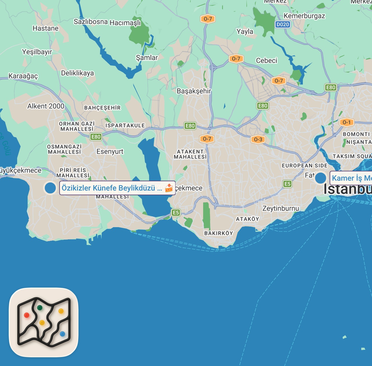Map preview for İstanbul’da böyle tavuk YOK 🔥