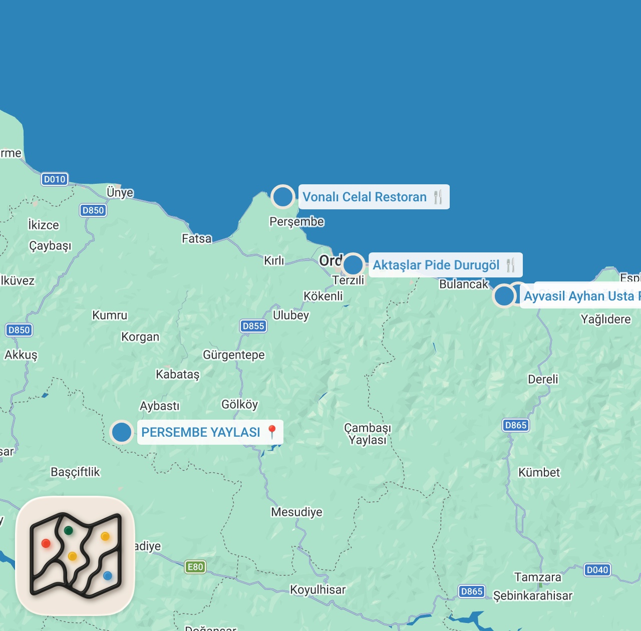Map preview for ÇAY TOPLADIM,BALIK YEDİM,PİDEYE GÖMÜLDÜM!