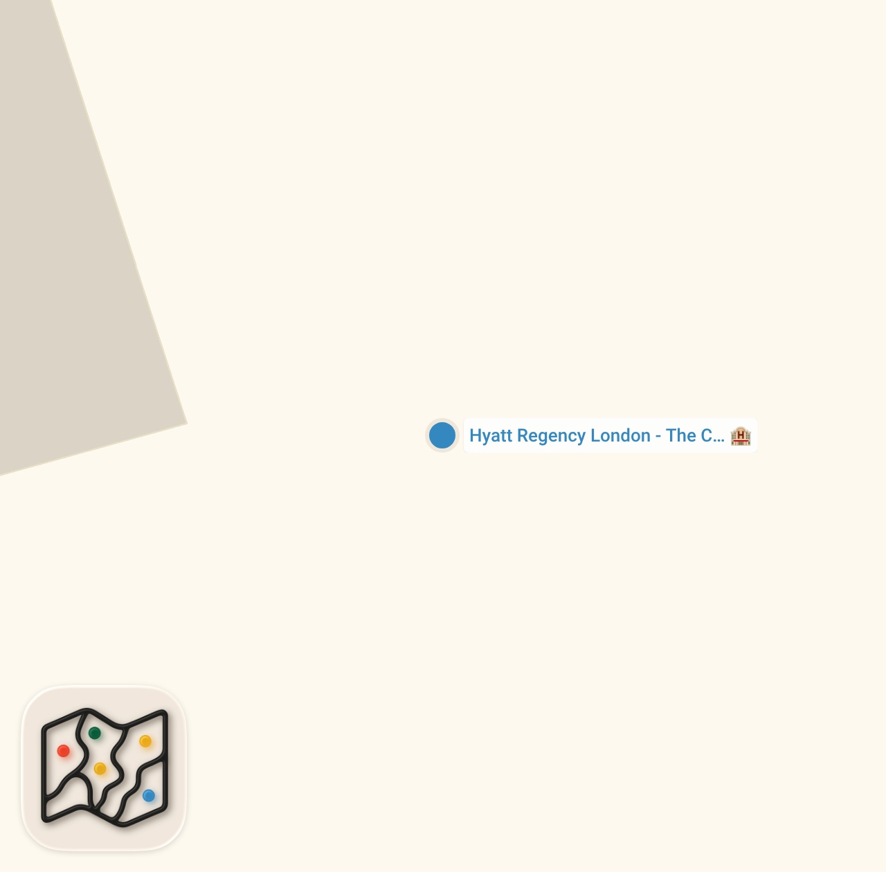Map preview for Best desi pub in London ? #indian #london #foodie