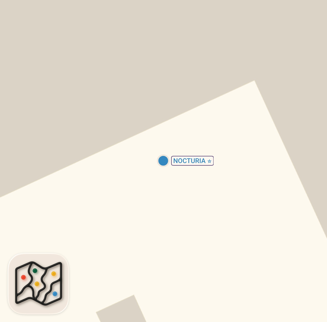 Map of 1 spots from Pink and Blue Hot Chocolate!