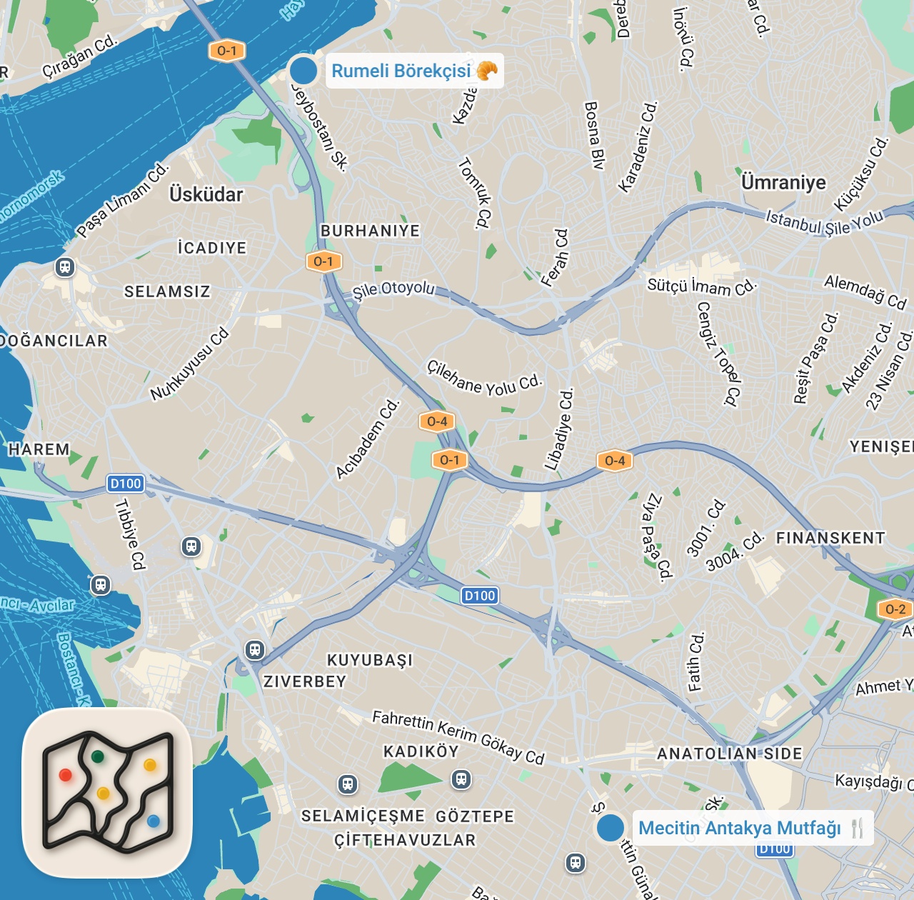 Map preview for Hesaplar Senden 27. Bölüm | Alt Üst Börek, Lahmacun, Kuzu Pirzola - Ayaküstü Lezzetler