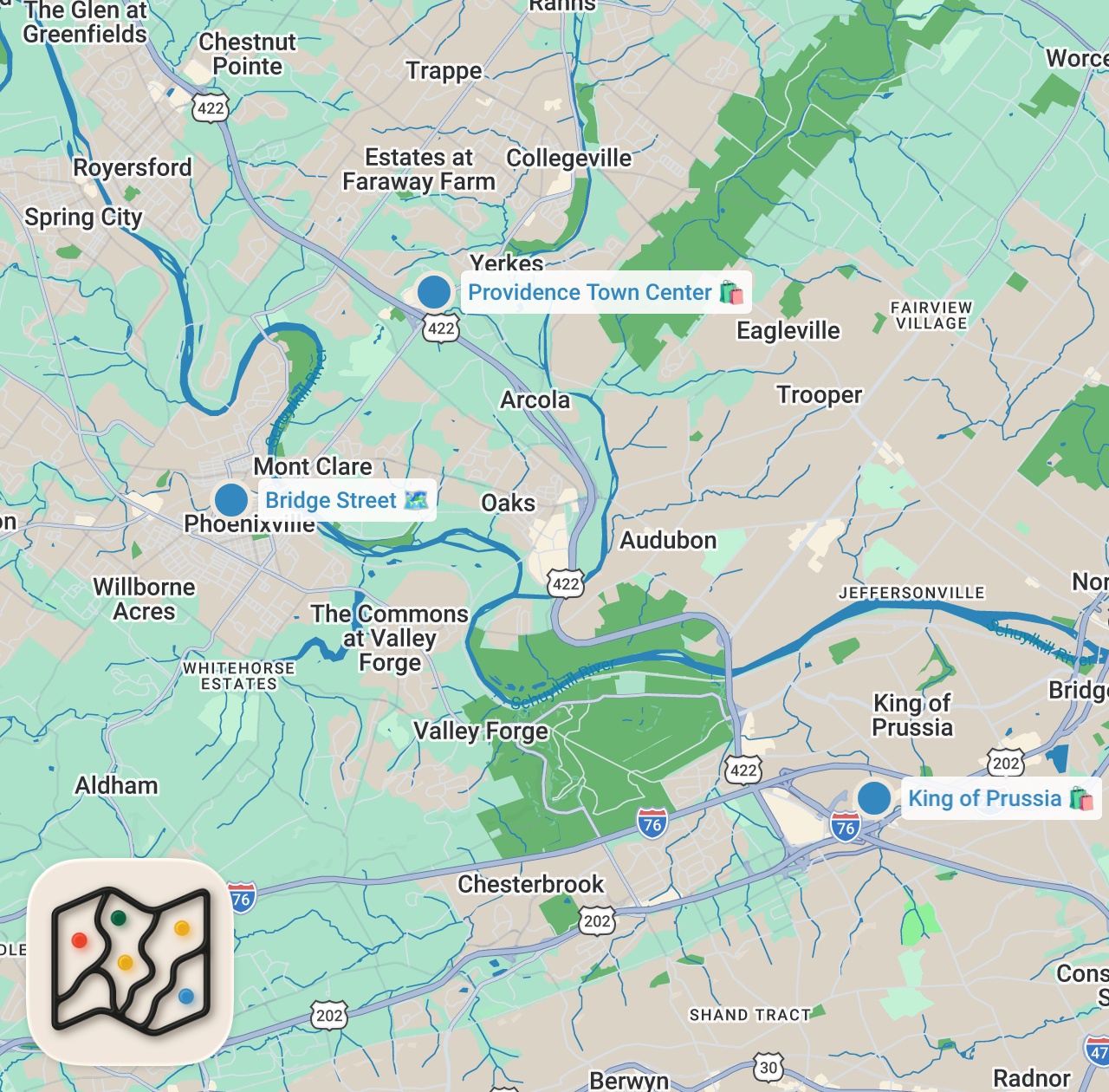 Map preview for Is Phoenixville PA Still Affordable in 2026? Real Home Prices & Cost of Living