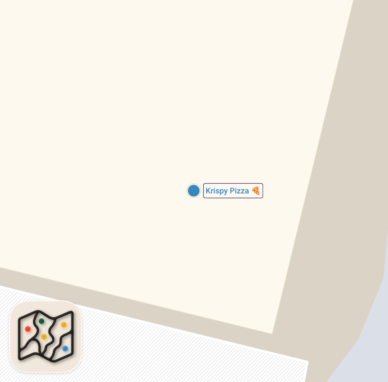 Map preview for Possibly the SAUCIEST PIZZA of all time. Krispy Pizza in New Jersey! | DEVOUR POWER