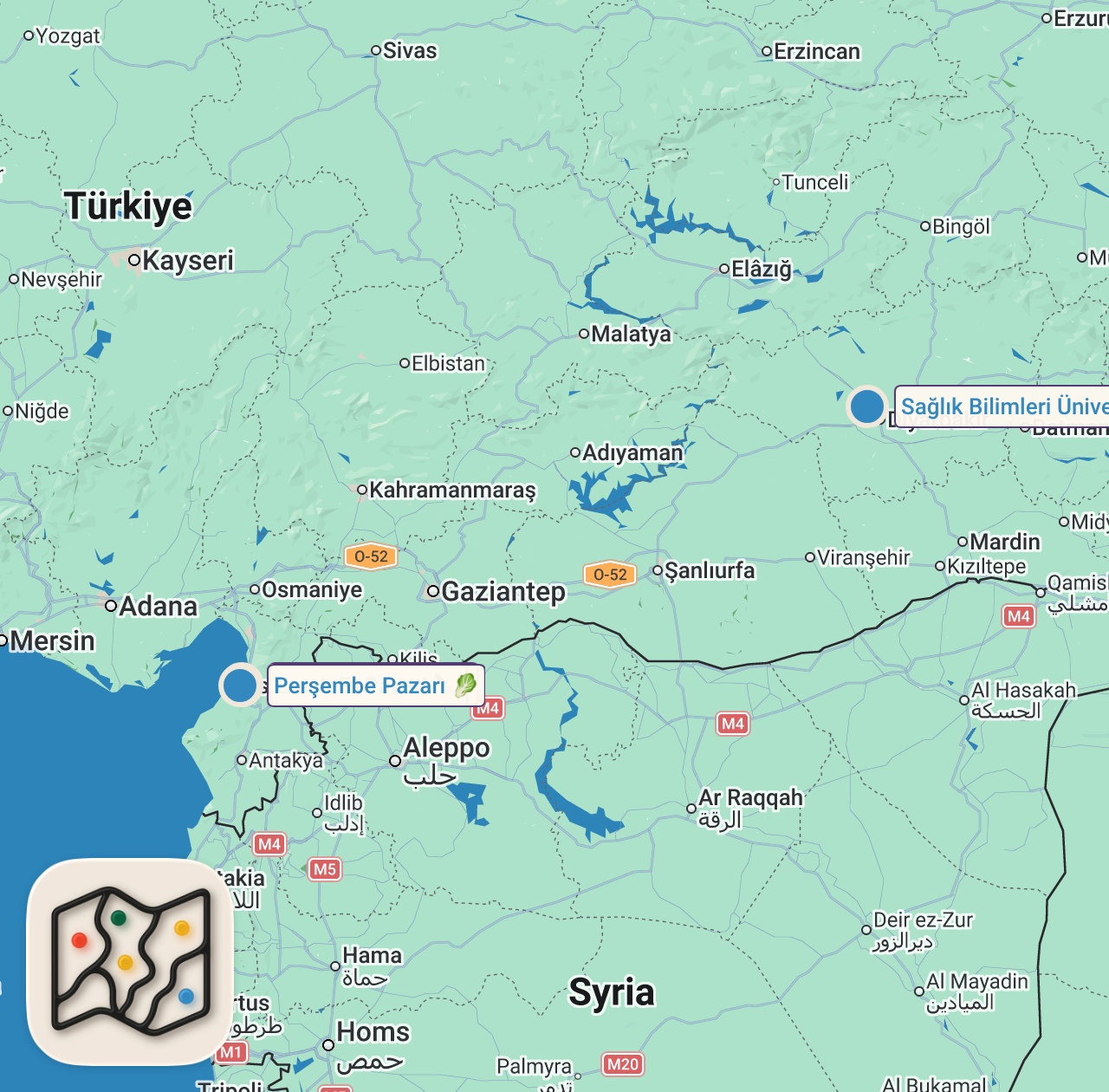 Map of 4 spots from ÖĞRENCİLERİN YÜZÜNÜ GÜLDÜREN SERİ!!!