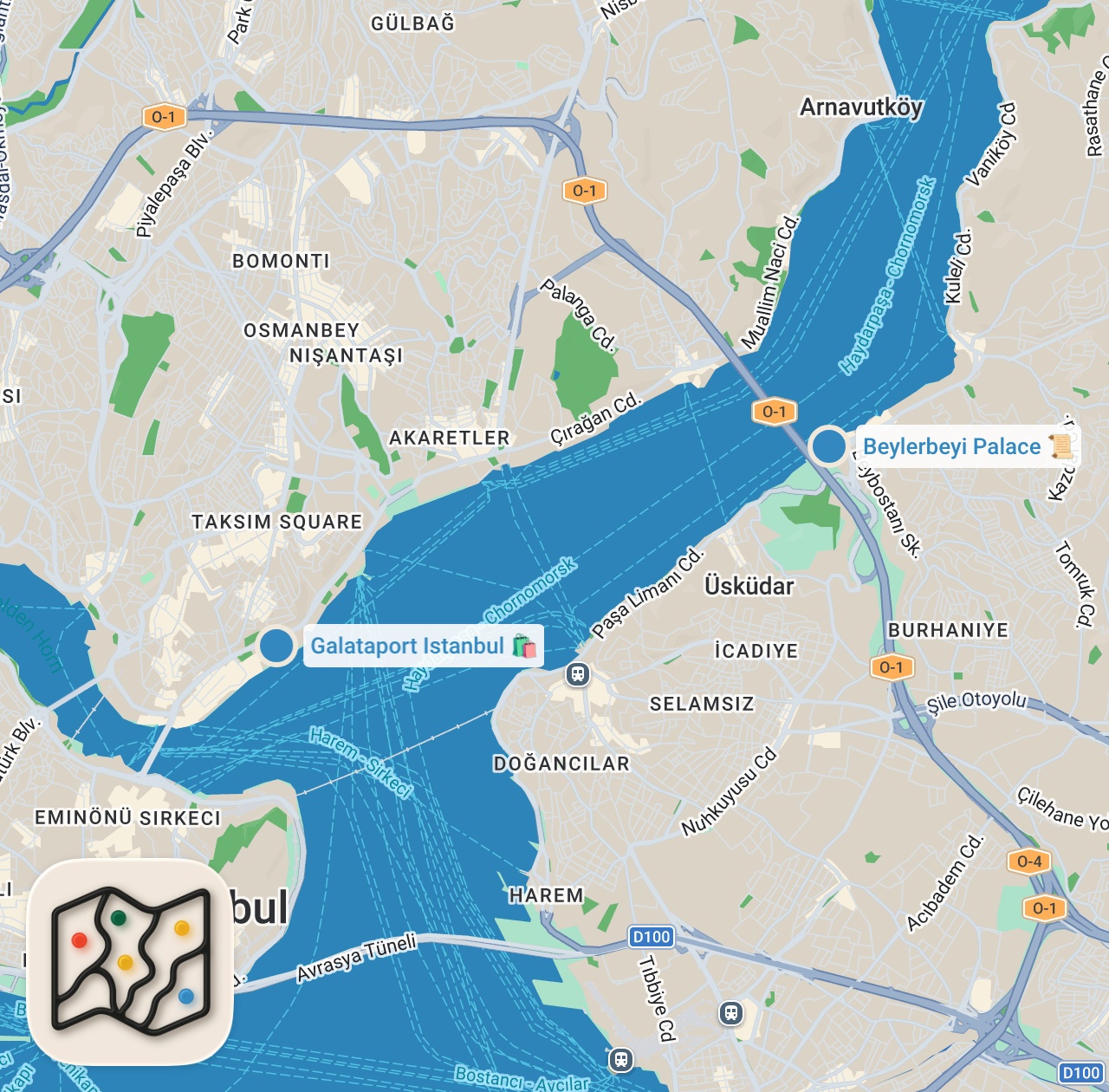 Map preview for Crispy Turkish Ravioli 🤯🇹🇷 #food #turkishfood #istanbul