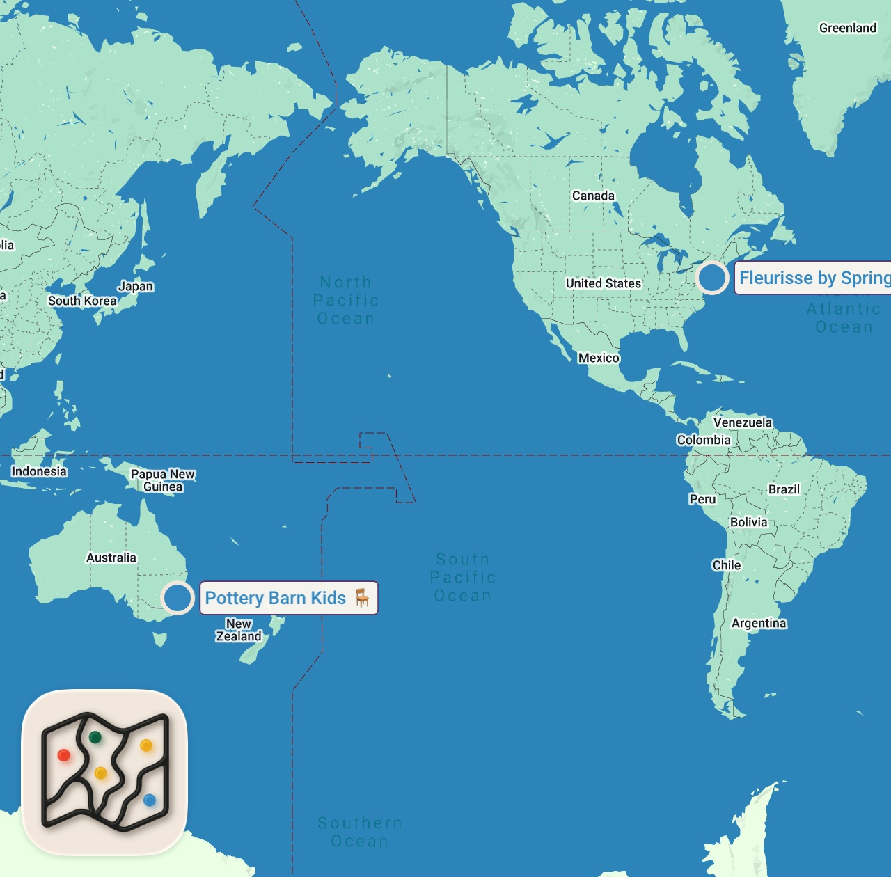 Map preview for Gender reveal!! 💙🩷 are we having a boy or girl?!!