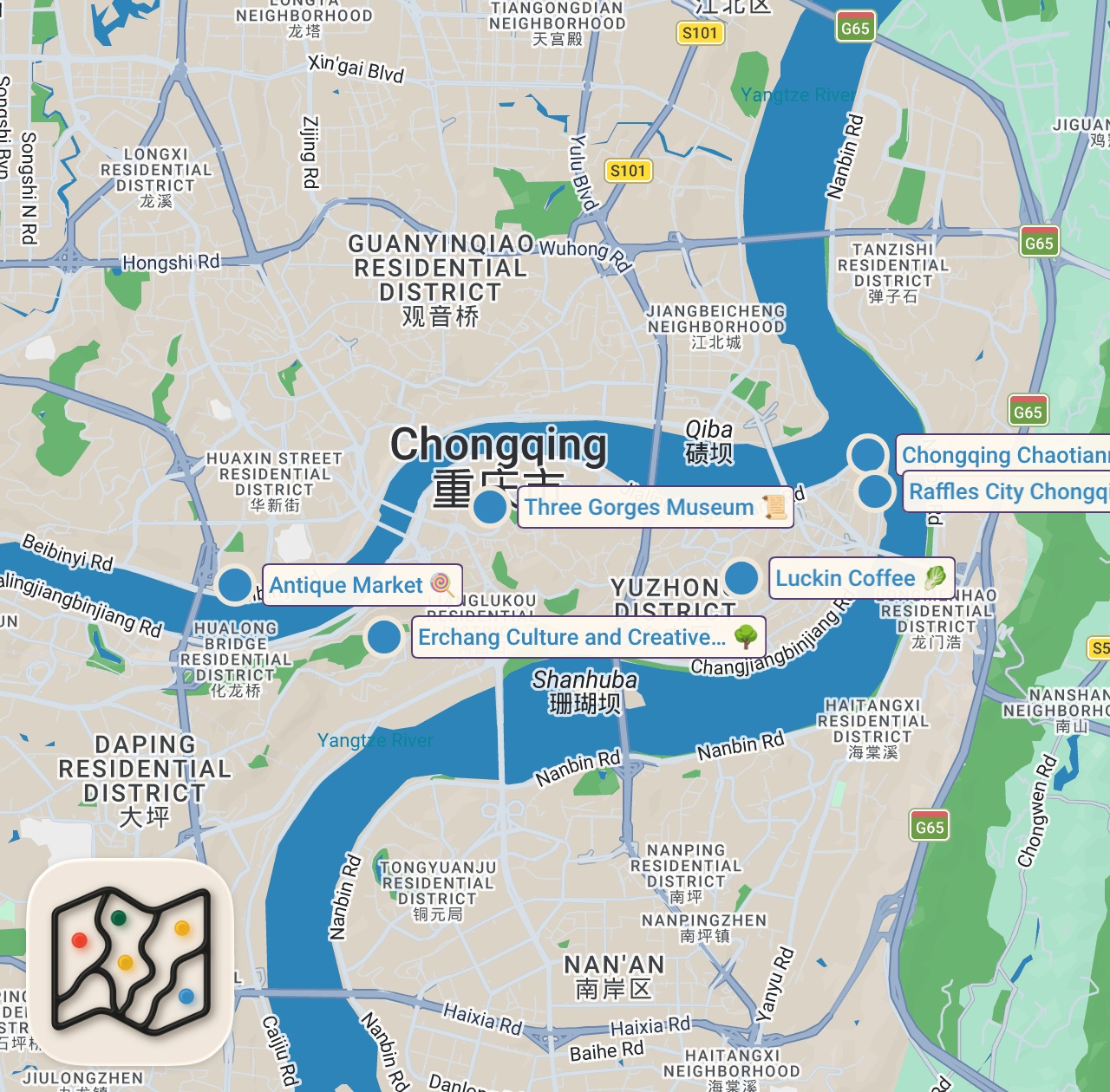 Map preview for Ignore The Western Propaganda - This Is China’s Futuristic Mountain Mega City, Inside Chongqing 🇨🇳