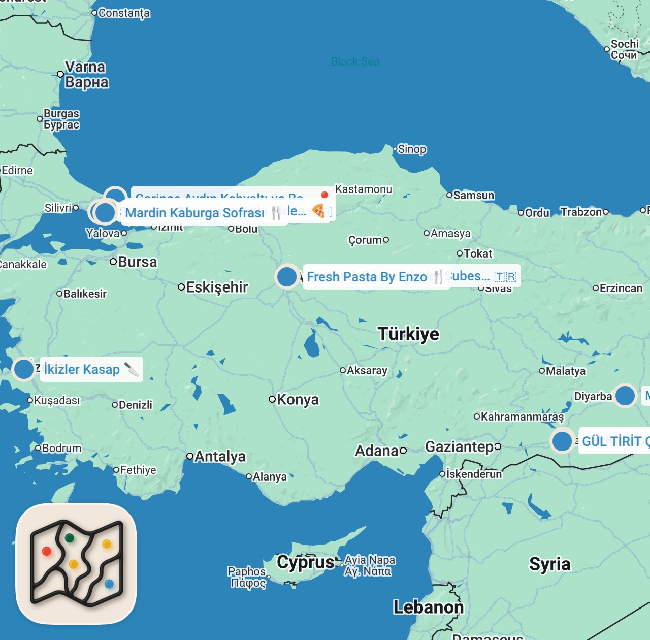 Map preview for TÜRKİYE'NİN EN İYİ KEBABINI BİZ YAPIYORUZ! ŞANLIURFA SURUÇ KEBAPÇILARI | #sokaklezzeti