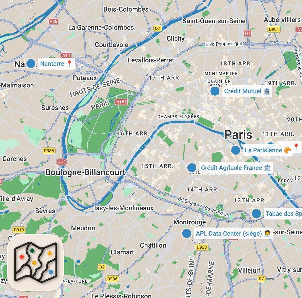 Map preview for Votre arrivée en France  10 choses à faire : Démarches Administratives en France