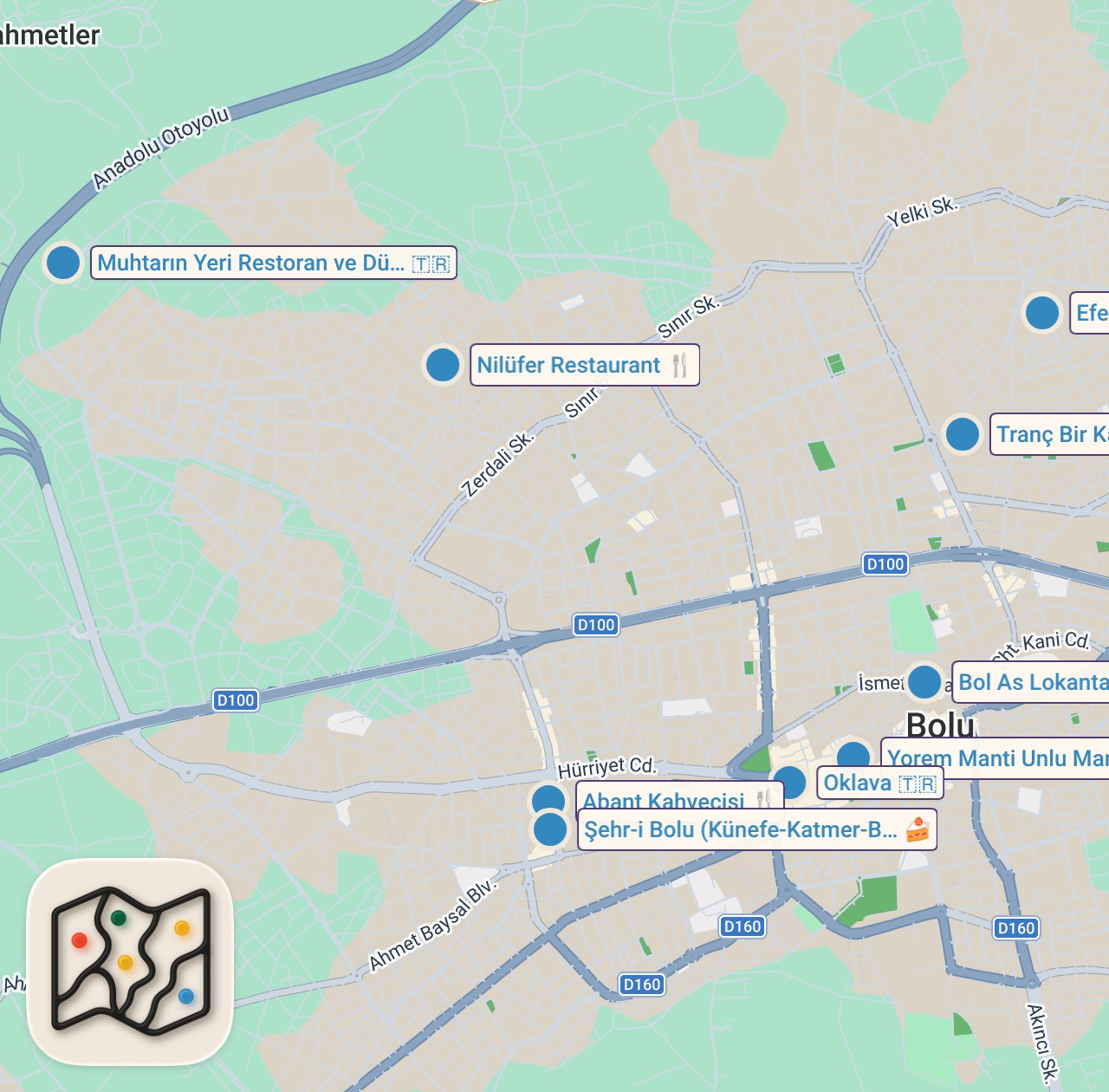 Map preview for BOLU’DA BİR GÜNDE NE YENİR 2!!!