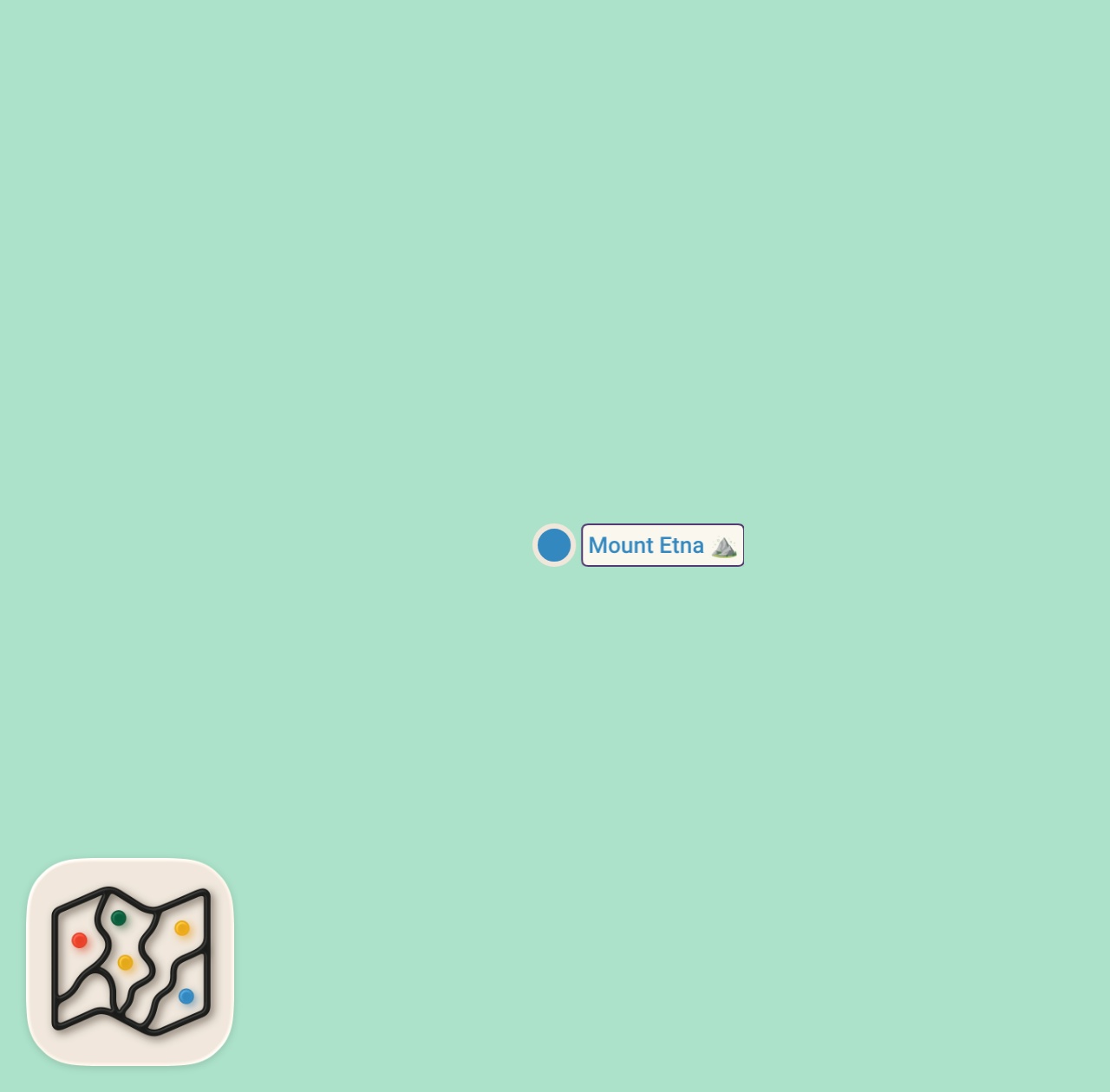 Map of 1 spots from Action Bronson - Mt. Etna (Official Audio)