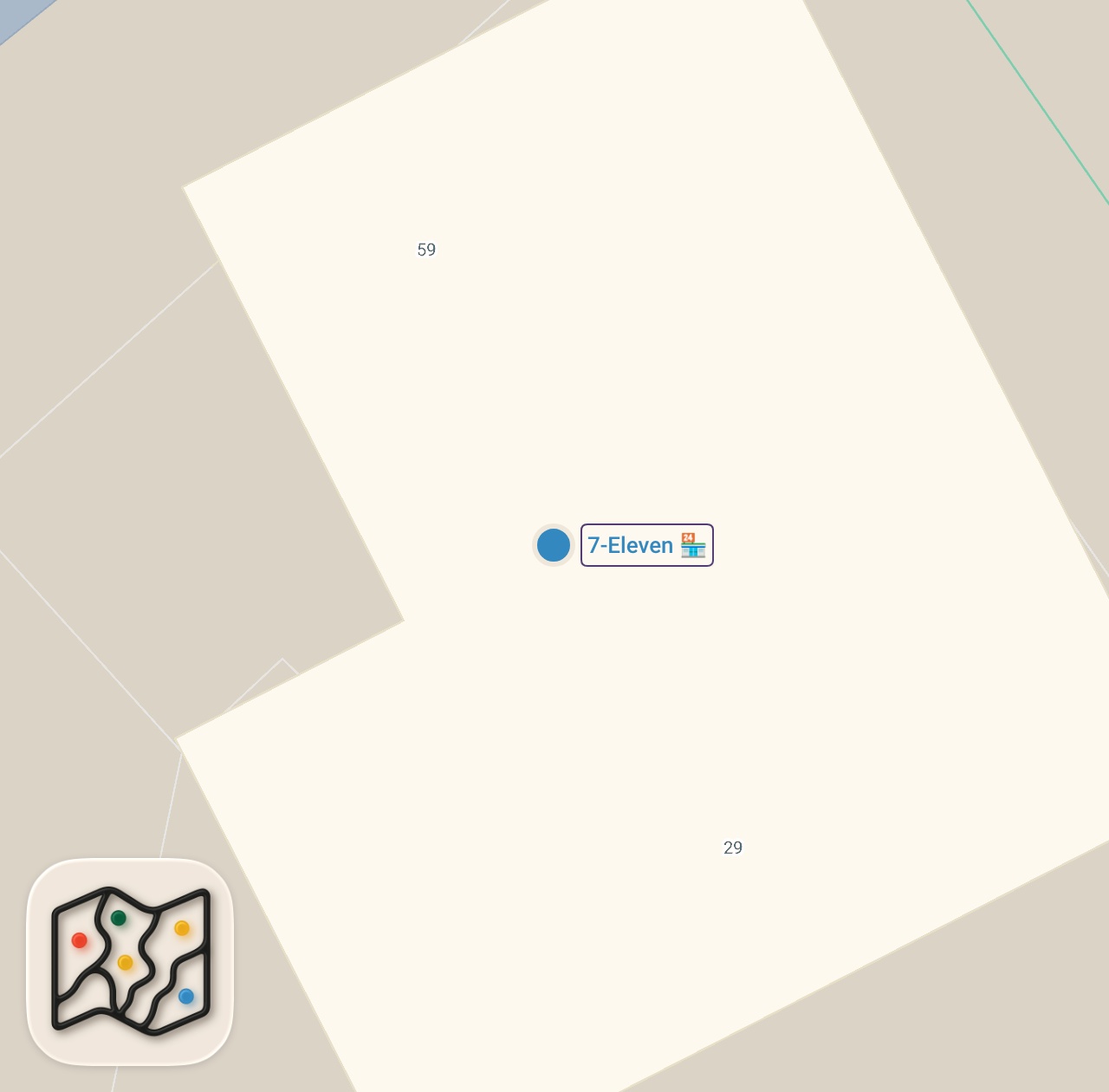 Map of 1 spots from Eating at 7-Eleven For 24 Hours...(Impossible Food Challenge)