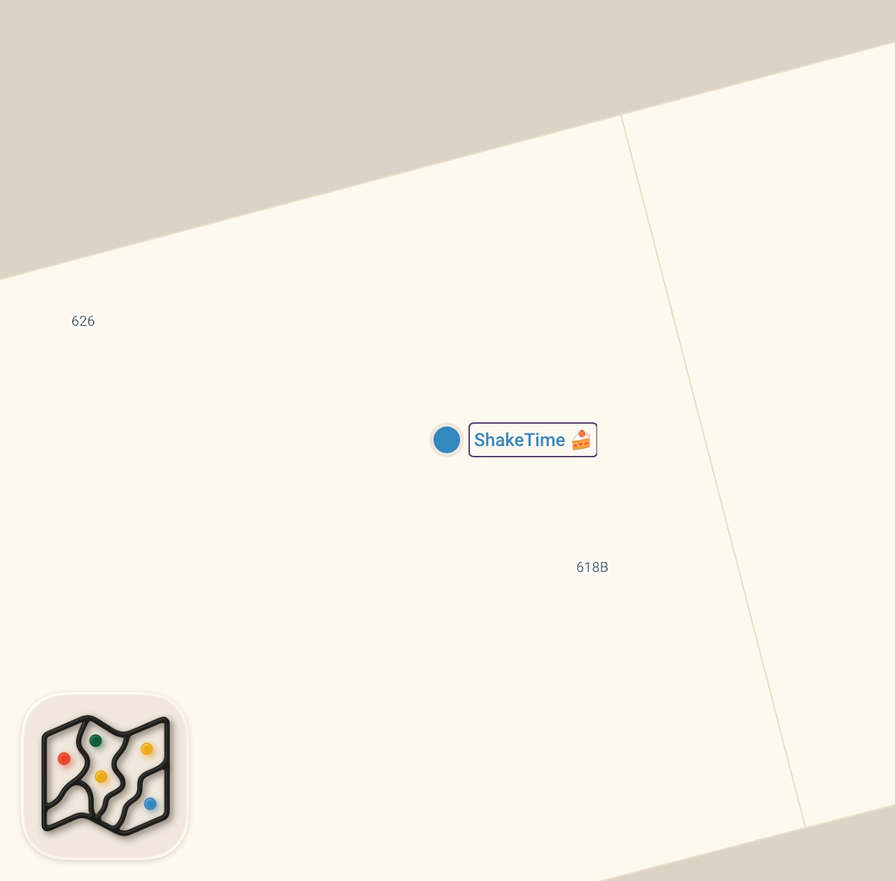 Map of 1 spots from SHAKETIME LOCATED IN KINGSBURY #food #halalentertainment #foodie #halalfoodie