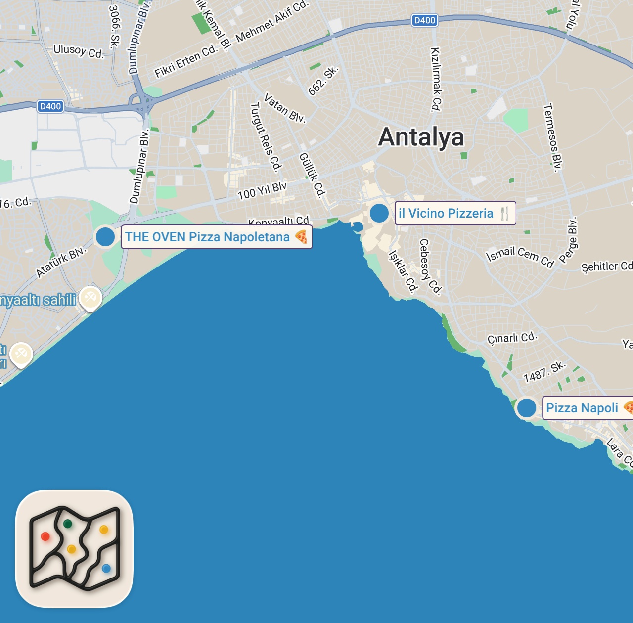 Map preview for BİZ BU İŞİ 1 GÜNDE ÖĞRENMEDİK! | ANTALYA'NIN EN İYİLERİ SERİSİ