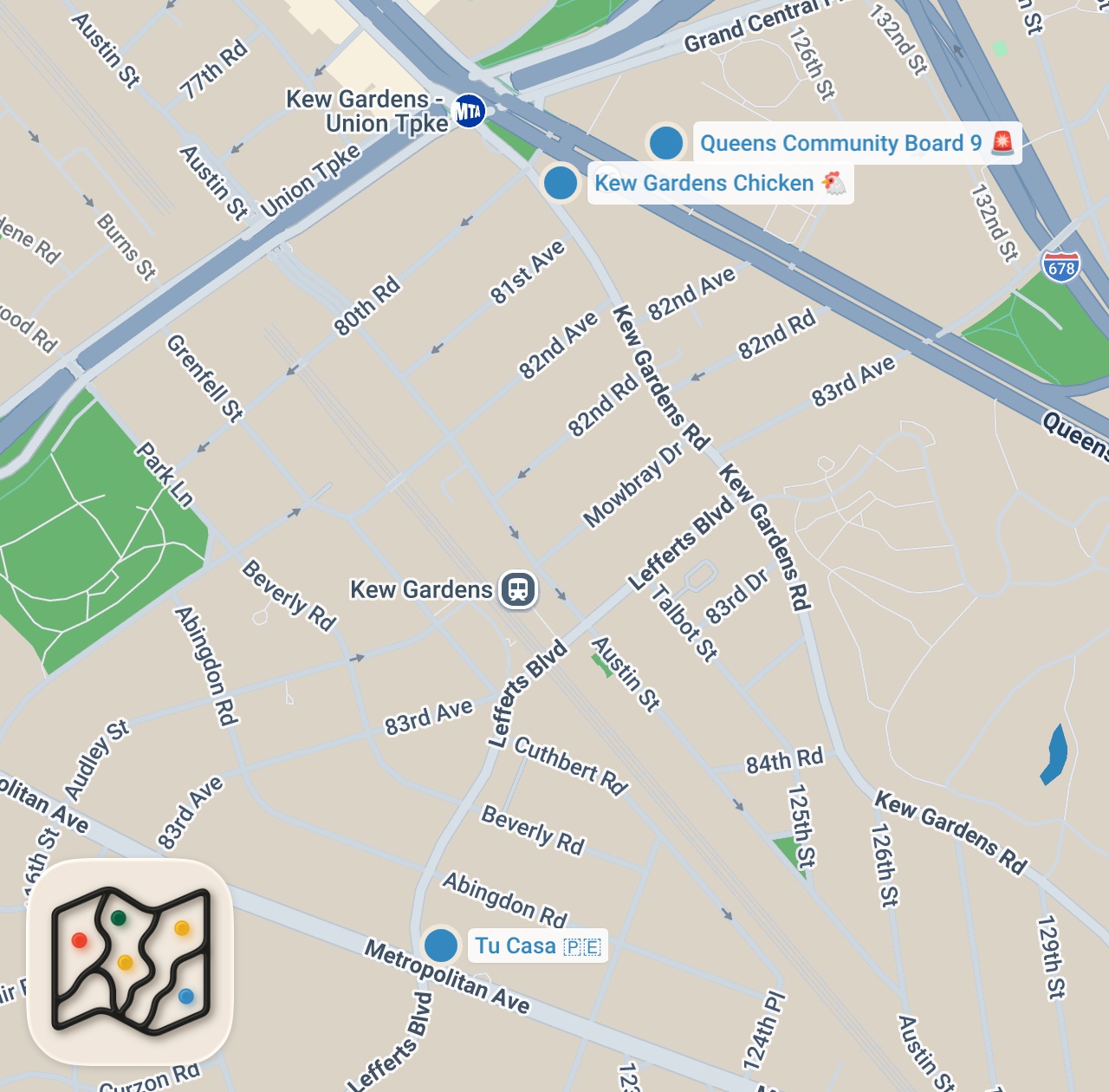 Map preview for THE NEVER ENDING TOP DISHES OF NYC PART 2
