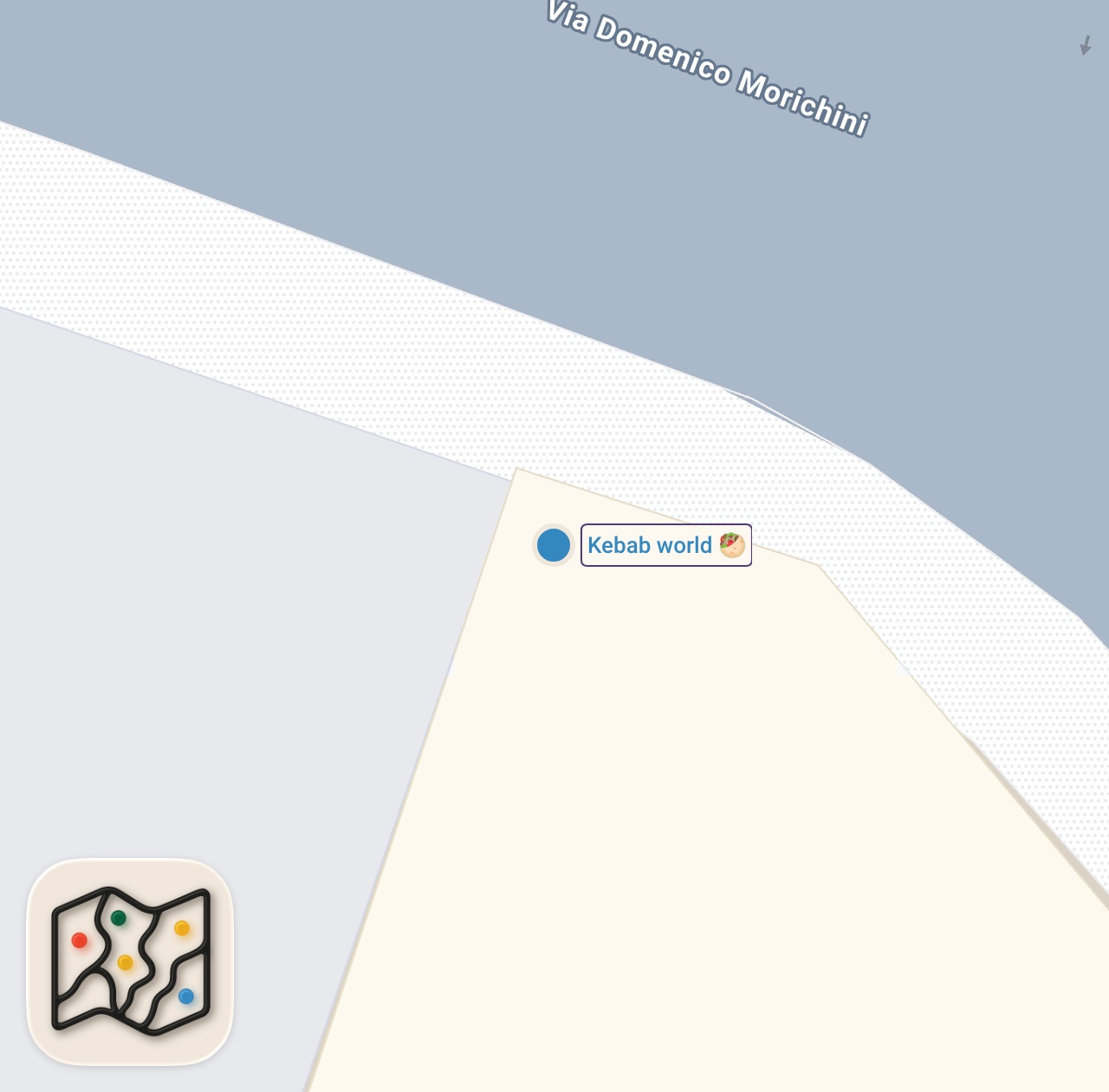 Map of 1 spots from Eating at SKETCHY Restaurants In Rome Italy... (BEWARE)