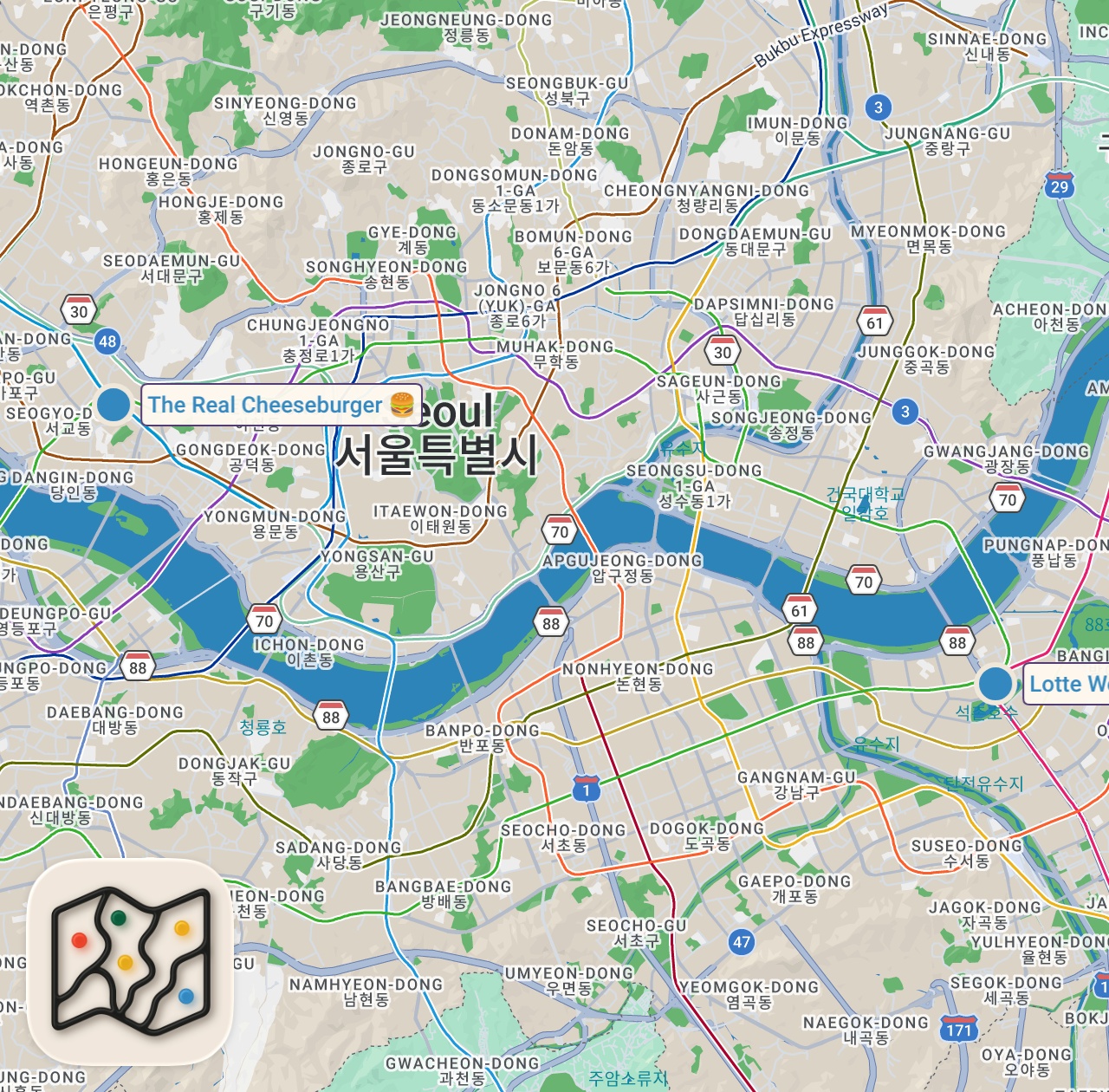 Map preview for Trying Gordon Ramsay's MOST EXPENSIVE BURGER in Seoul South Korea | Was it Worth it?