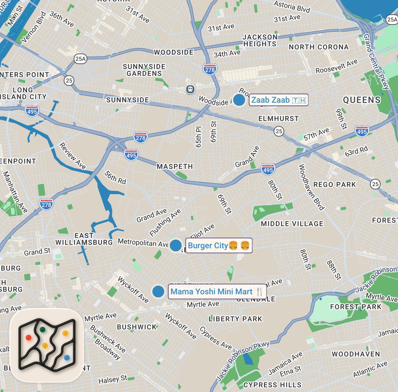 Map preview for THE ALT BURGER JOURNEY CONTINUES... | FTD