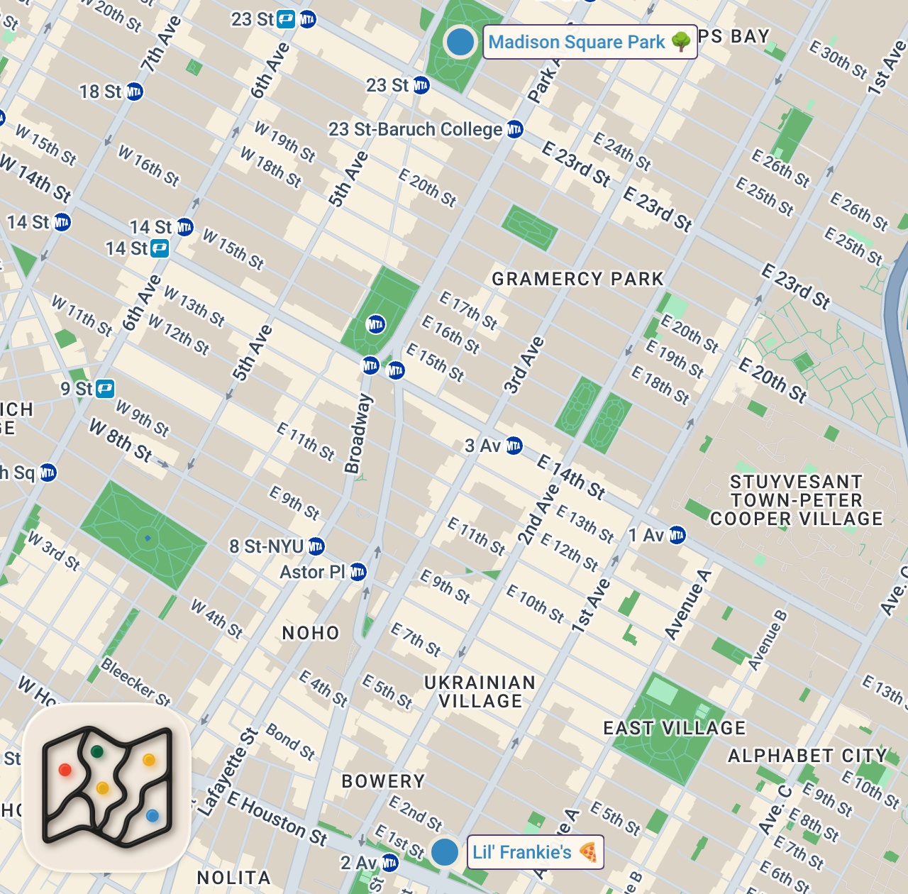 Map preview for This is the Worst Bagel I've Reviewed Yet