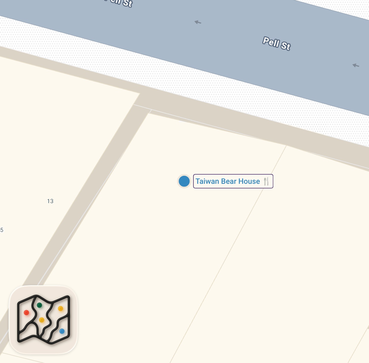 Map of 1 spots from CHINATOWN NEW YORK CITY CHEAP EATS LUNCH SPOT!